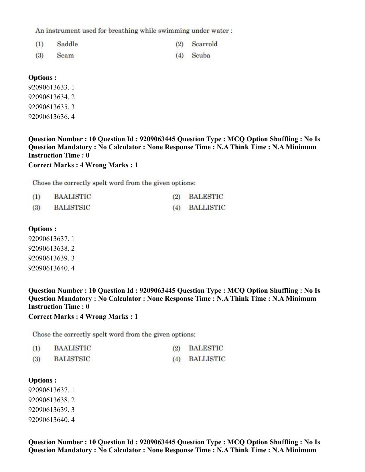 CUET PG 2023: ACQP26 – Vyakarana & Sabdabodha Systems (Eng.)-Shift 3 (06-06-2023) Question Paper - Page 19