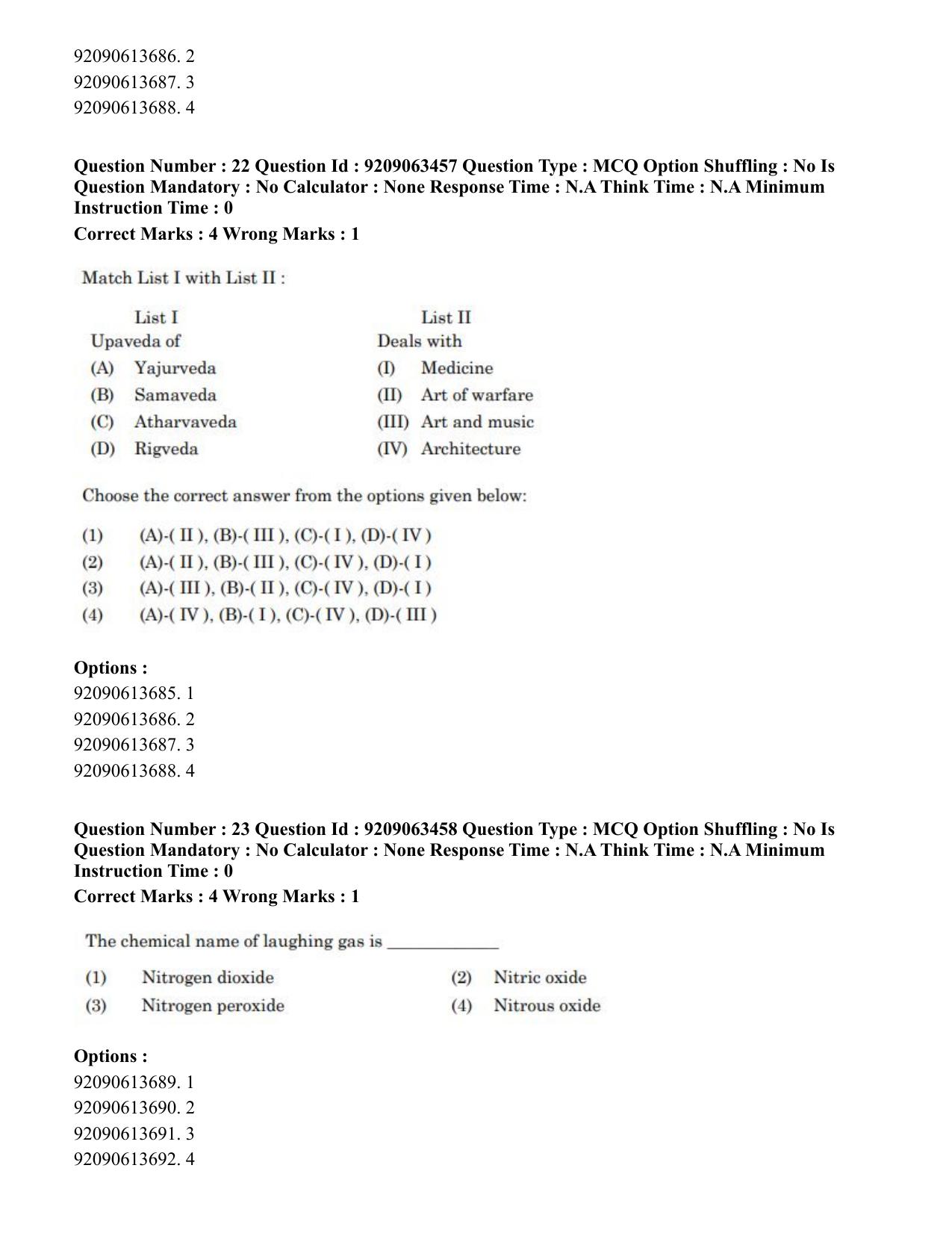 CUET PG 2023: ACQP26 – Vyakarana & Sabdabodha Systems (Eng.)-Shift 3 (06-06-2023) Question Paper - Page 37