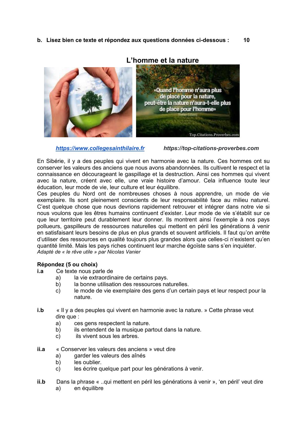 CBSE Class 12 French Skill Education-Sample Paper 2019-20 - Page 2
