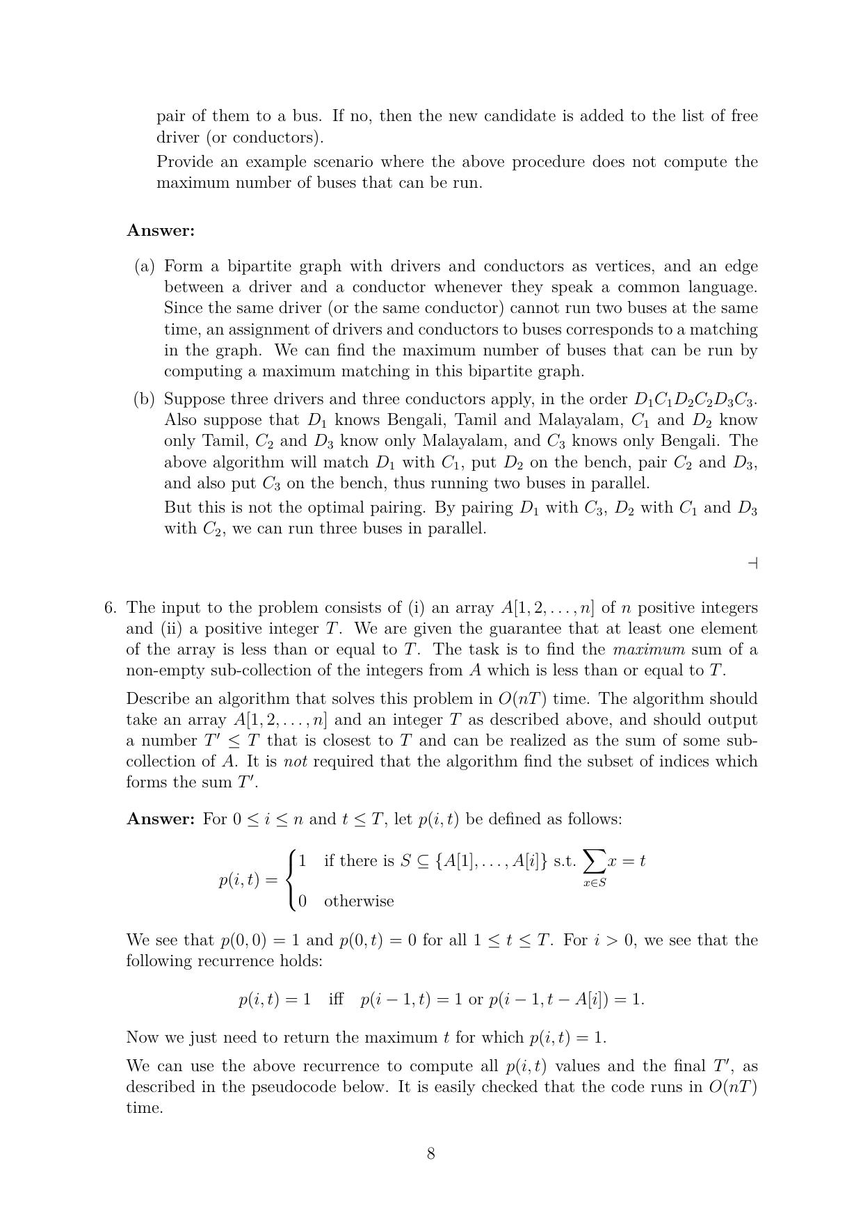 MSc/Ph.D. Computer Science 2023 Solutions - Page 8