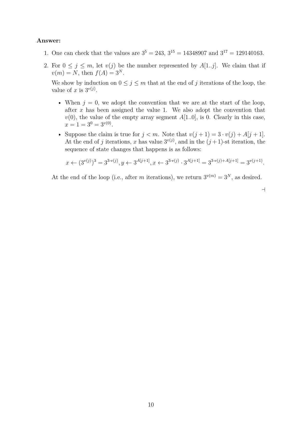 MSc/Ph.D. Computer Science 2023 Solutions - Page 10