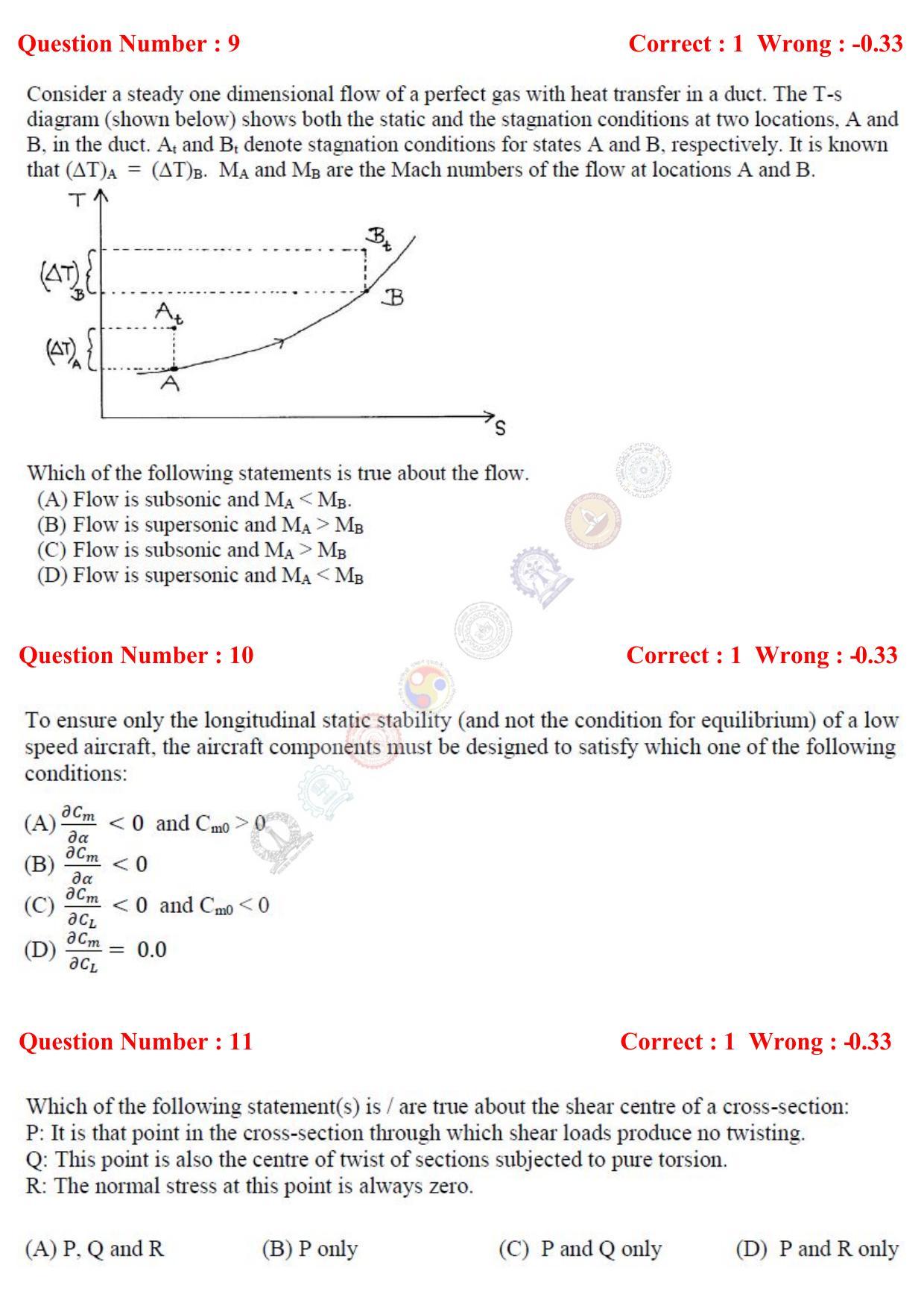 GATE 2017 Aerospace Engineering (AE) Question Paper with Answer Key - Page 4