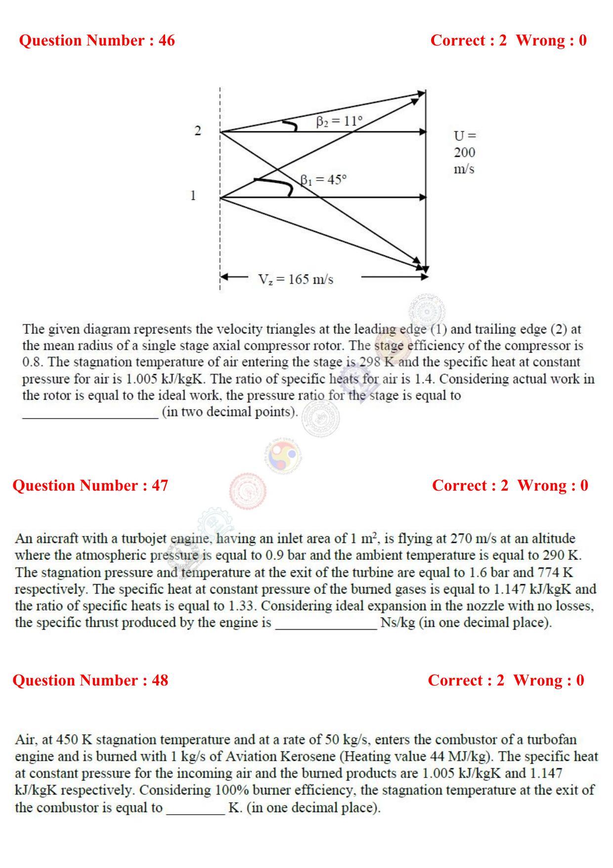 GATE 2017 Aerospace Engineering (AE) Question Paper with Answer Key - Page 15