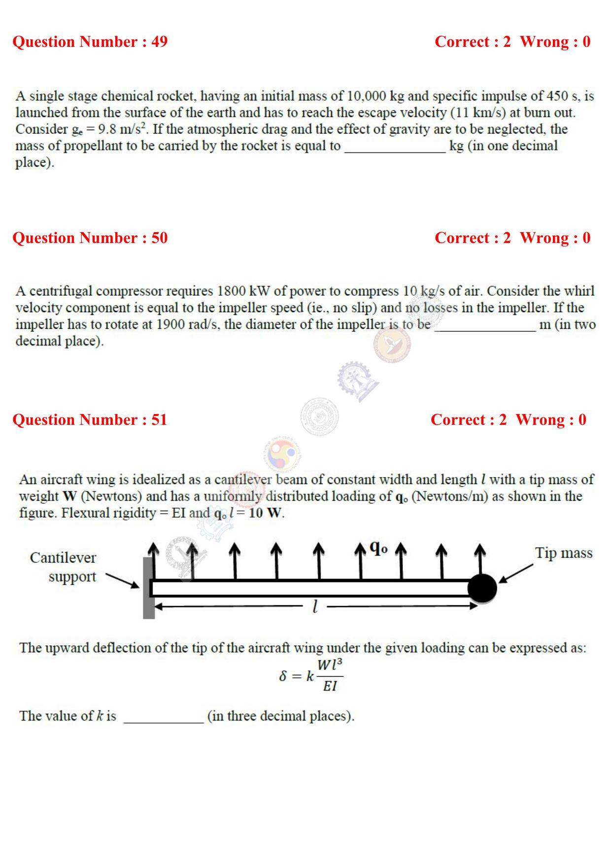 GATE 2017 Aerospace Engineering (AE) Question Paper with Answer Key - Page 16