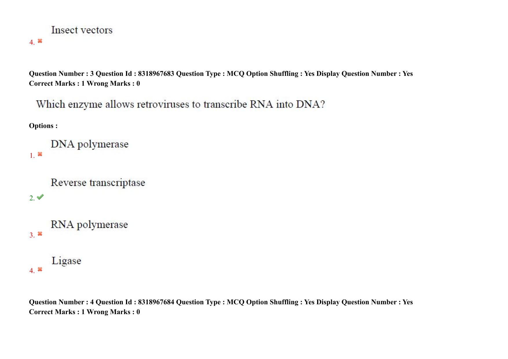 AP PGCET 2025 Biotechnology Paper with Answer Key - Page 4