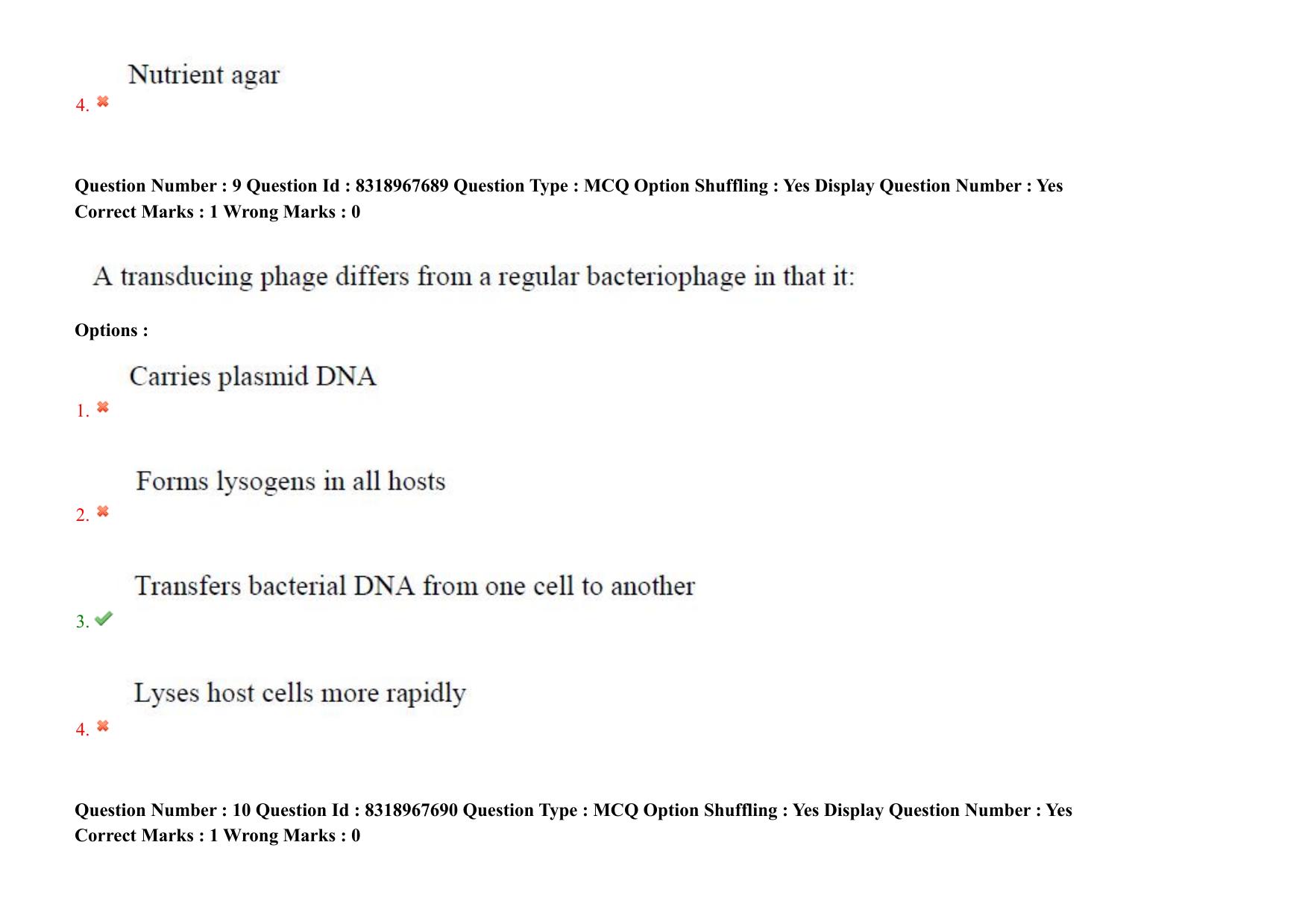 AP PGCET 2025 Biotechnology Paper with Answer Key - Page 9
