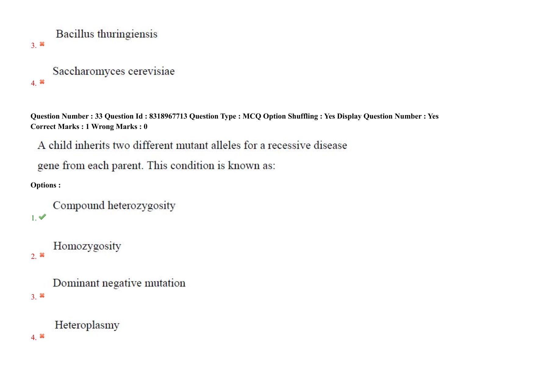 AP PGCET 2025 Biotechnology Paper with Answer Key - Page 27