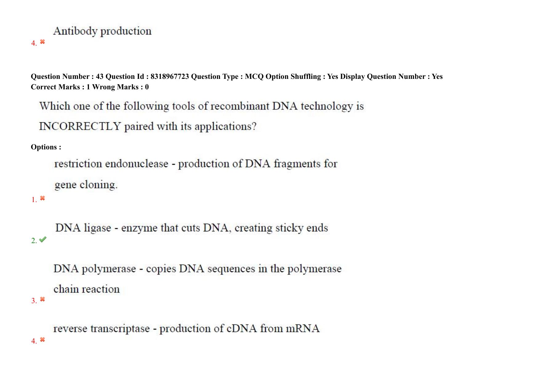 AP PGCET 2025 Biotechnology Paper with Answer Key - Page 35