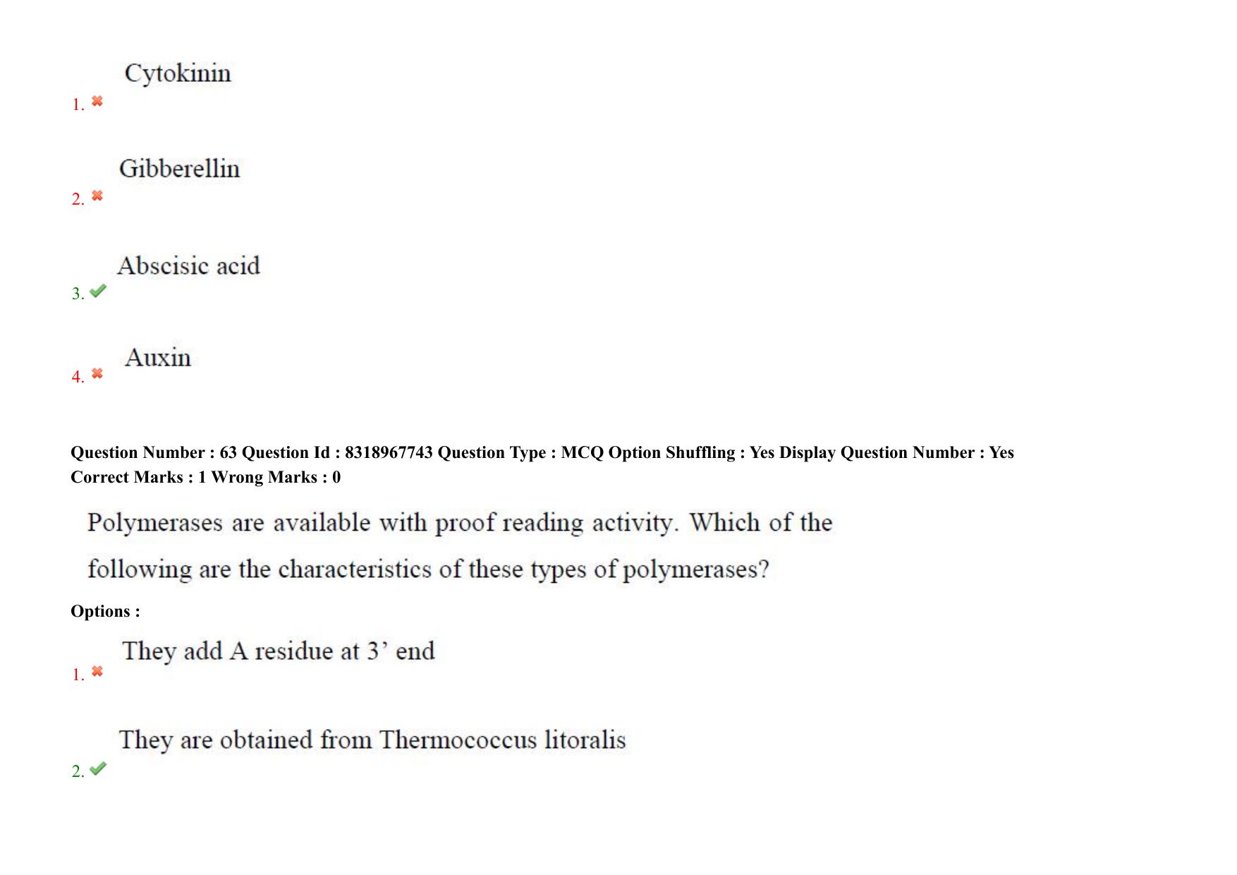 AP PGCET 2025 Biotechnology Paper with Answer Key - Page 50