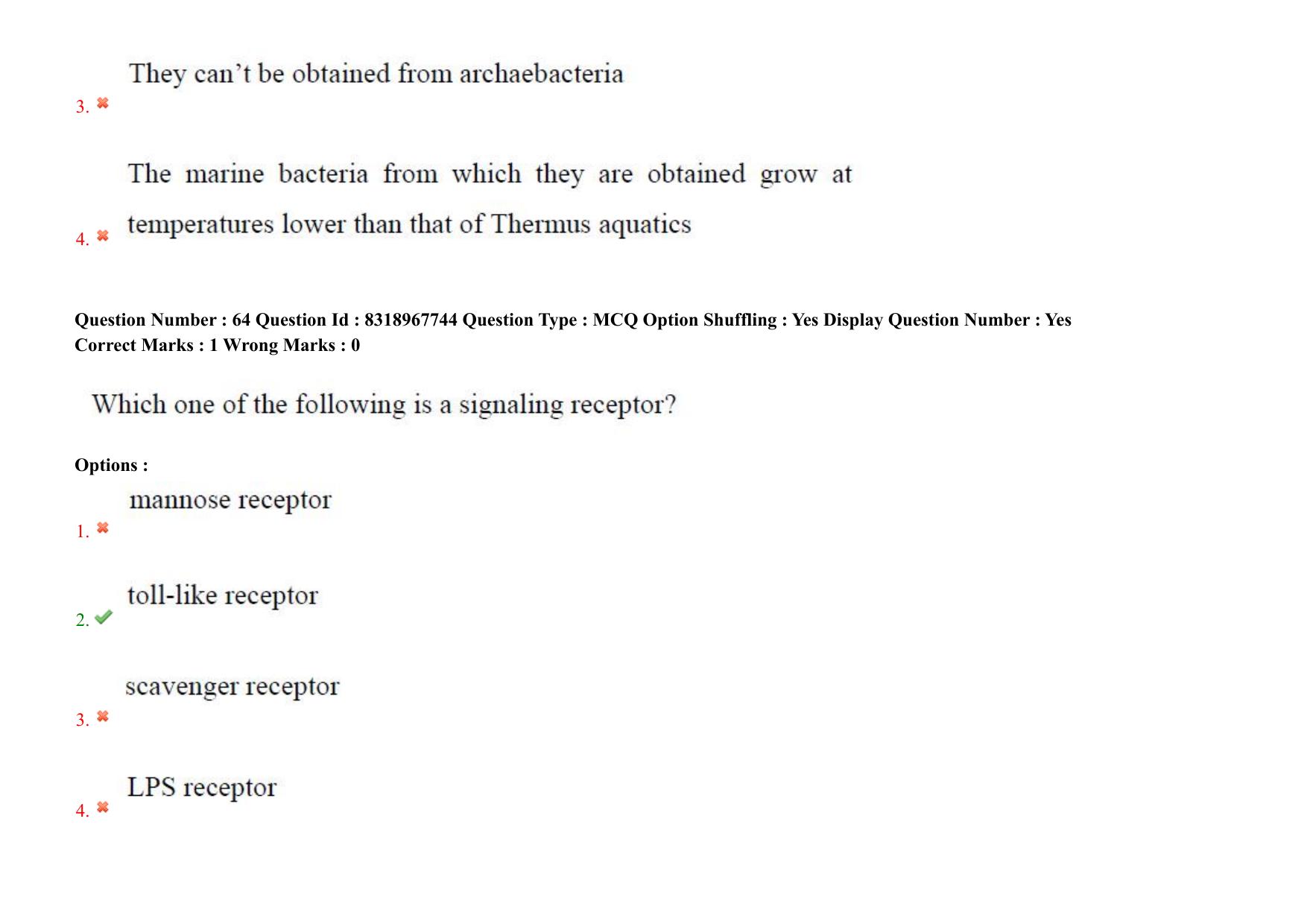 AP PGCET 2025 Biotechnology Paper with Answer Key - Page 51