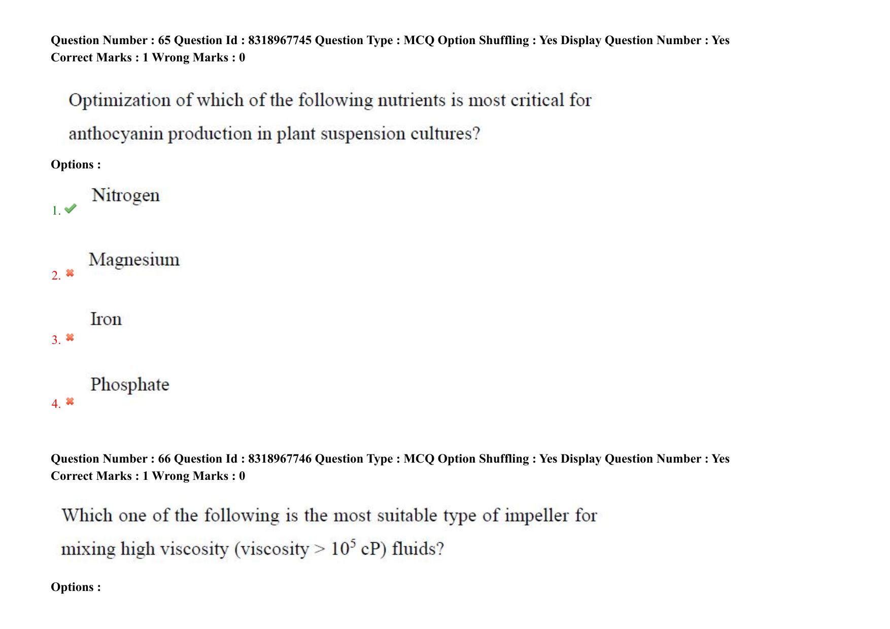 AP PGCET 2025 Biotechnology Paper with Answer Key - Page 52