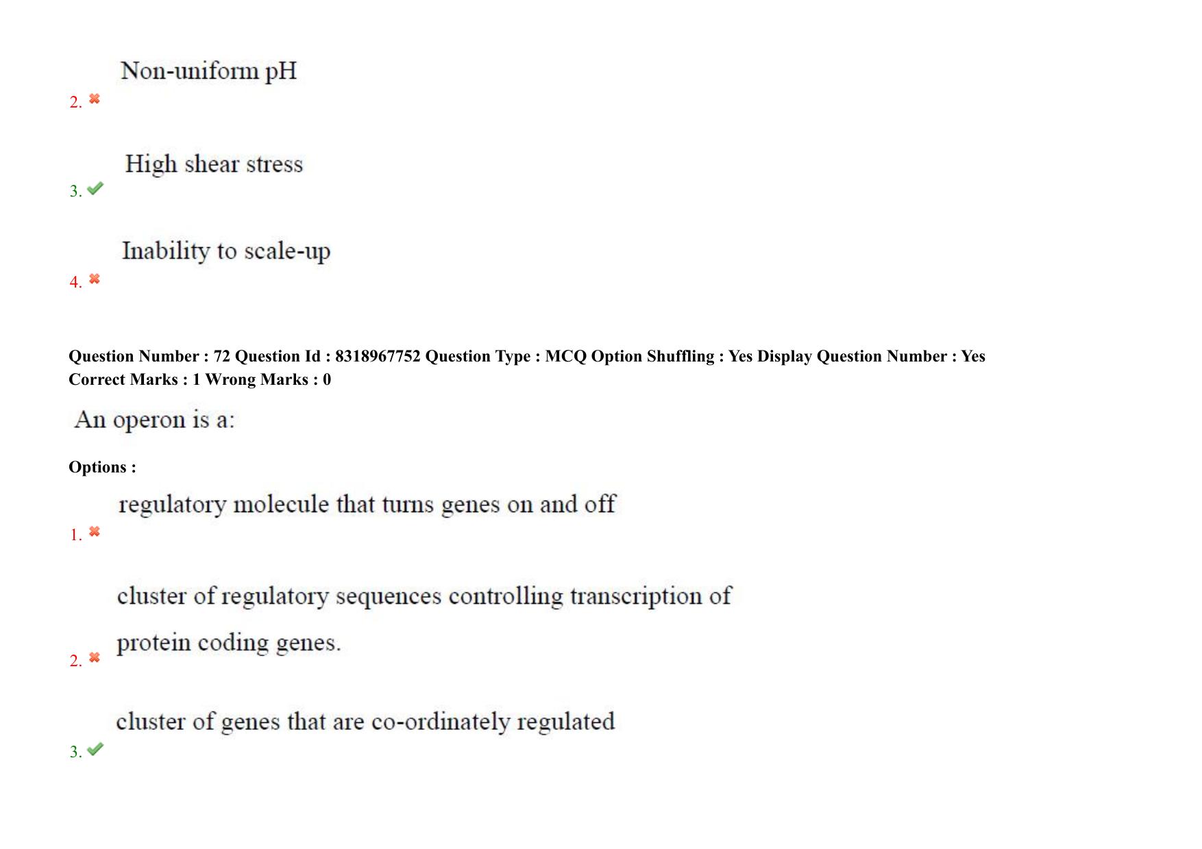 AP PGCET 2025 Biotechnology Paper with Answer Key - Page 57