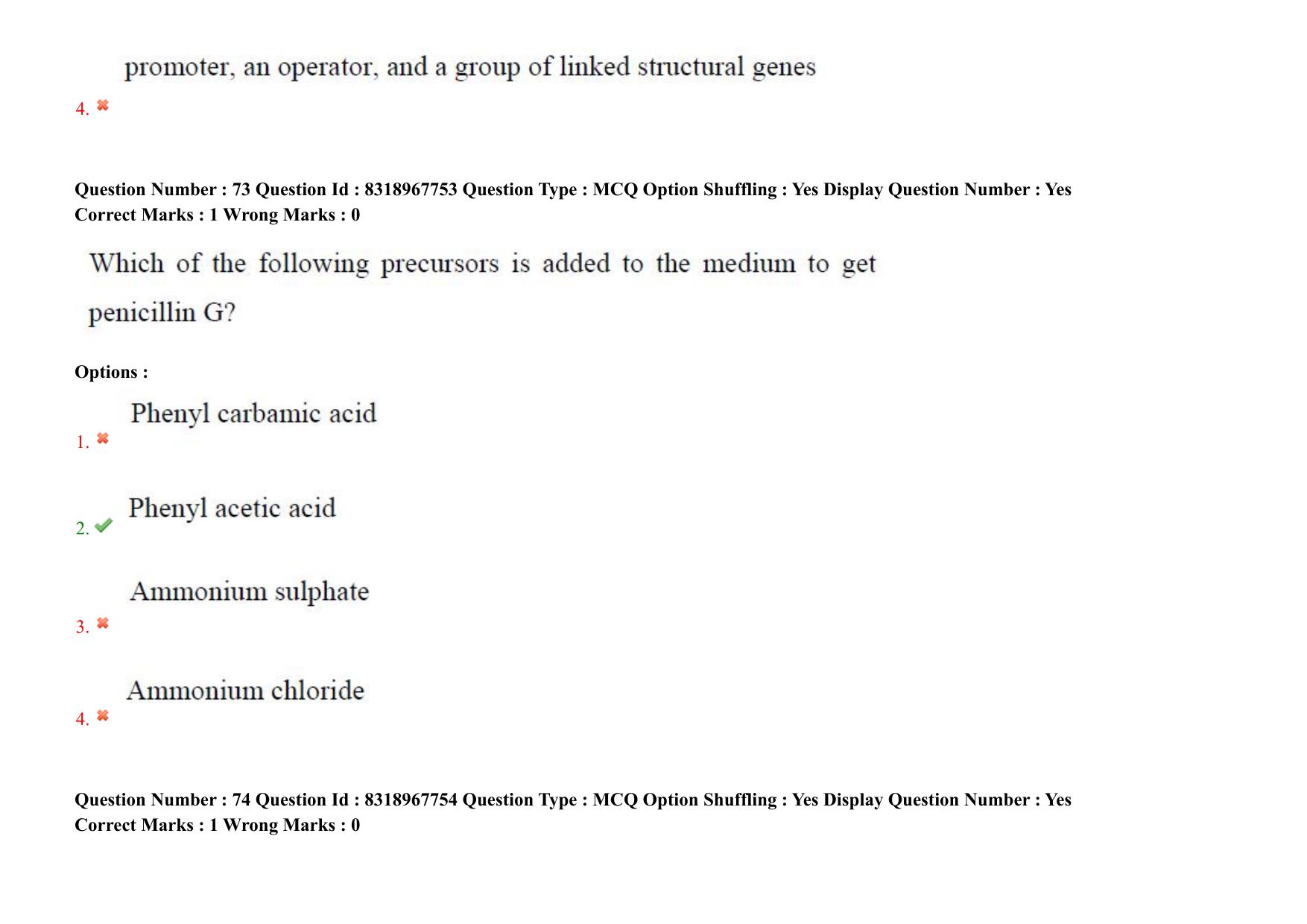 AP PGCET 2025 Biotechnology Paper with Answer Key - Page 58