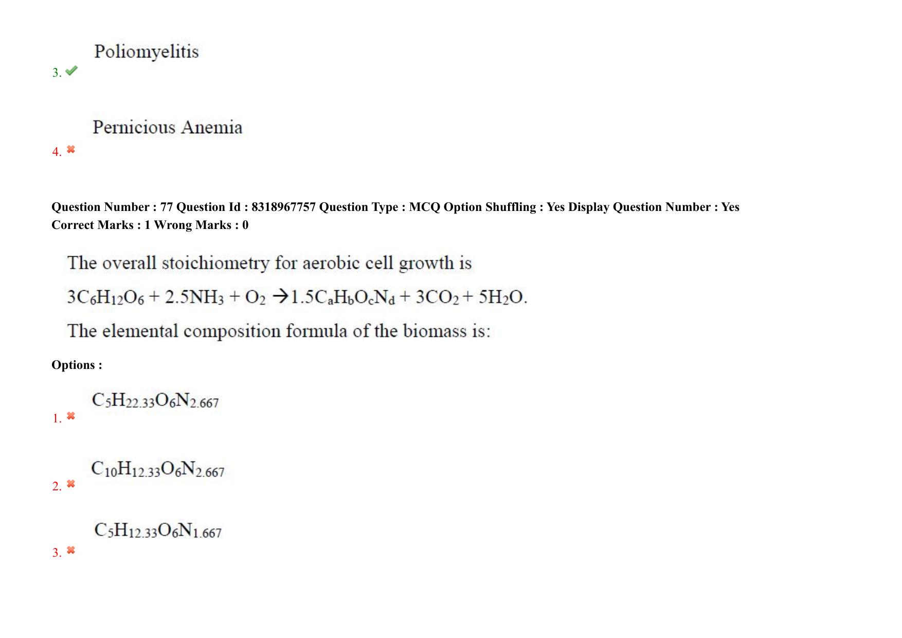 AP PGCET 2025 Biotechnology Paper with Answer Key - Page 61