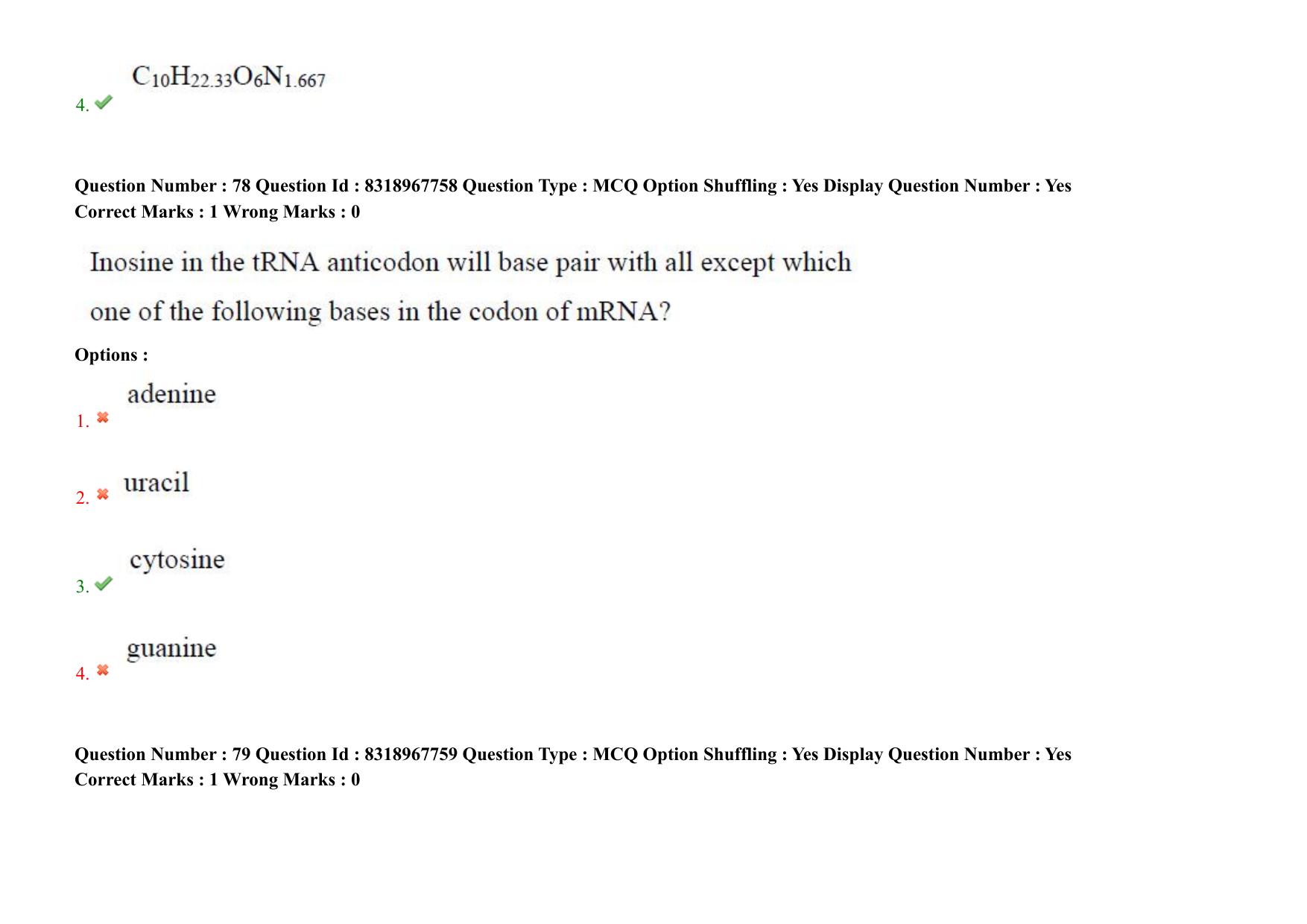 AP PGCET 2025 Biotechnology Paper with Answer Key - Page 62