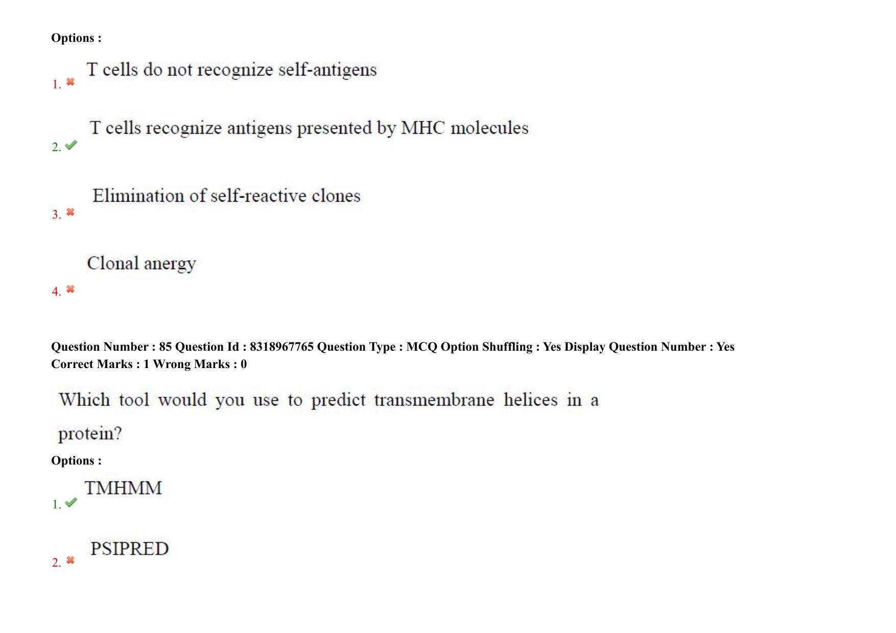 AP PGCET 2025 Biotechnology Paper with Answer Key - Page 67