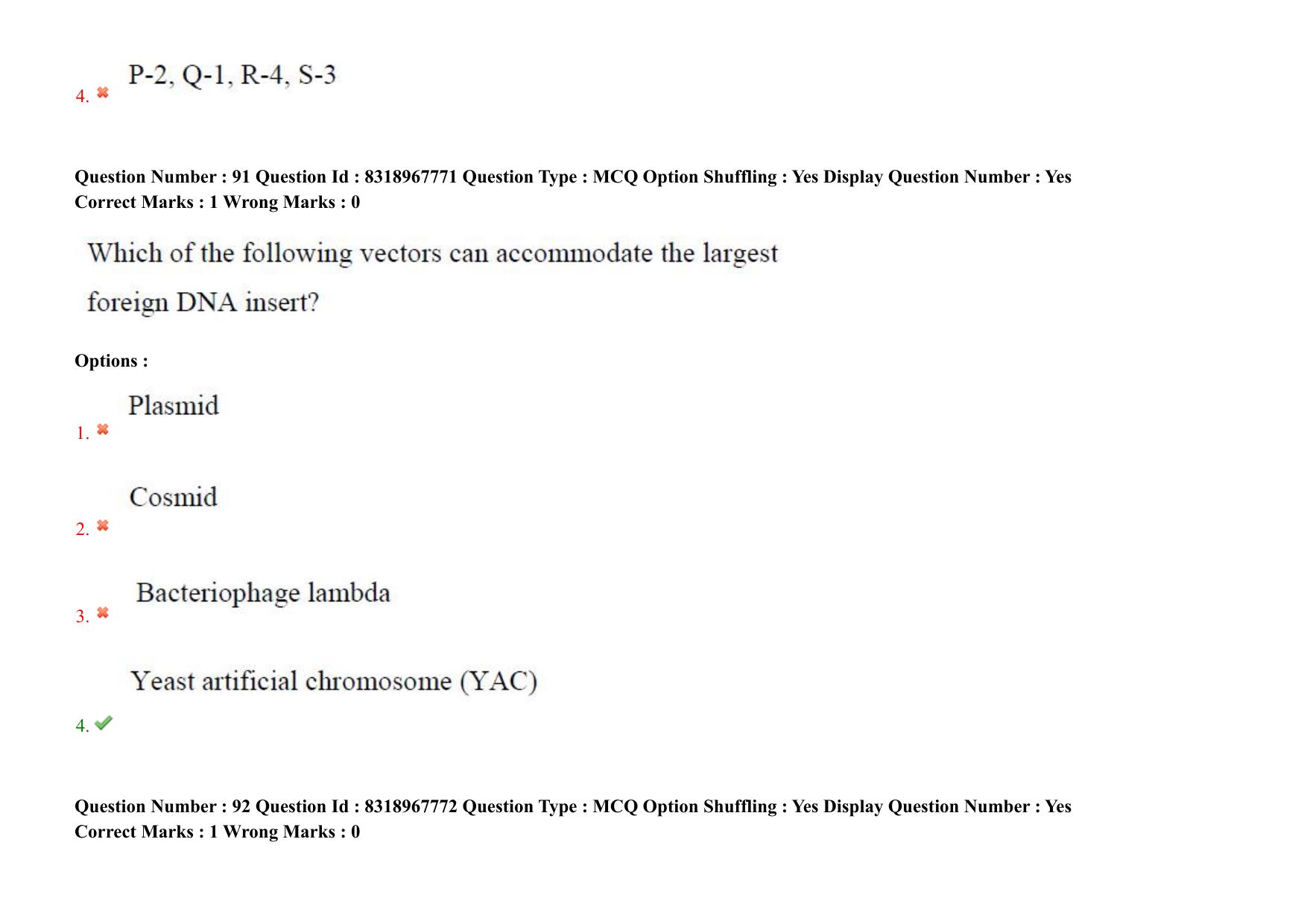 AP PGCET 2025 Biotechnology Paper with Answer Key - Page 72