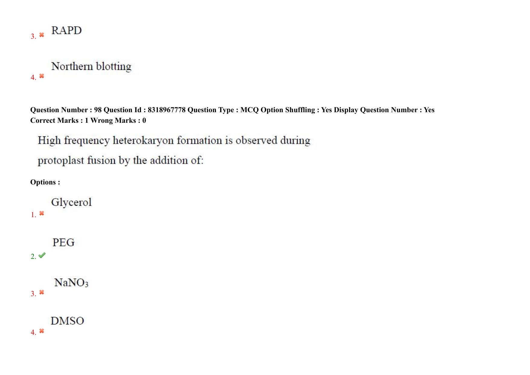 AP PGCET 2025 Biotechnology Paper with Answer Key - Page 77