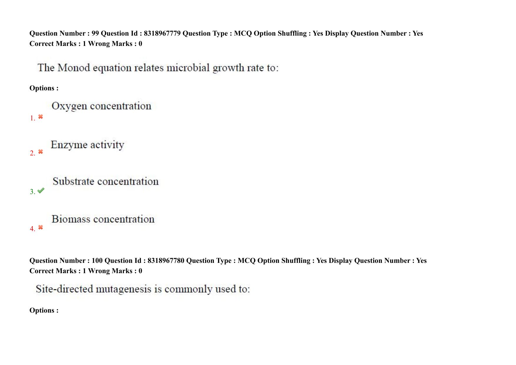 AP PGCET 2025 Biotechnology Paper with Answer Key - Page 78