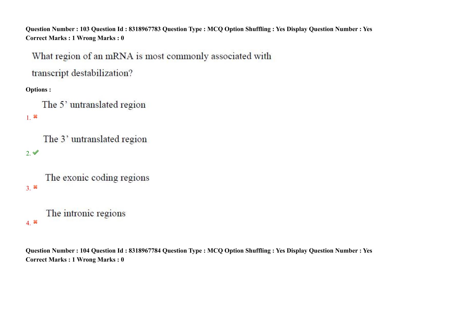AP PGCET 2025 Biotechnology Paper with Answer Key - Page 81