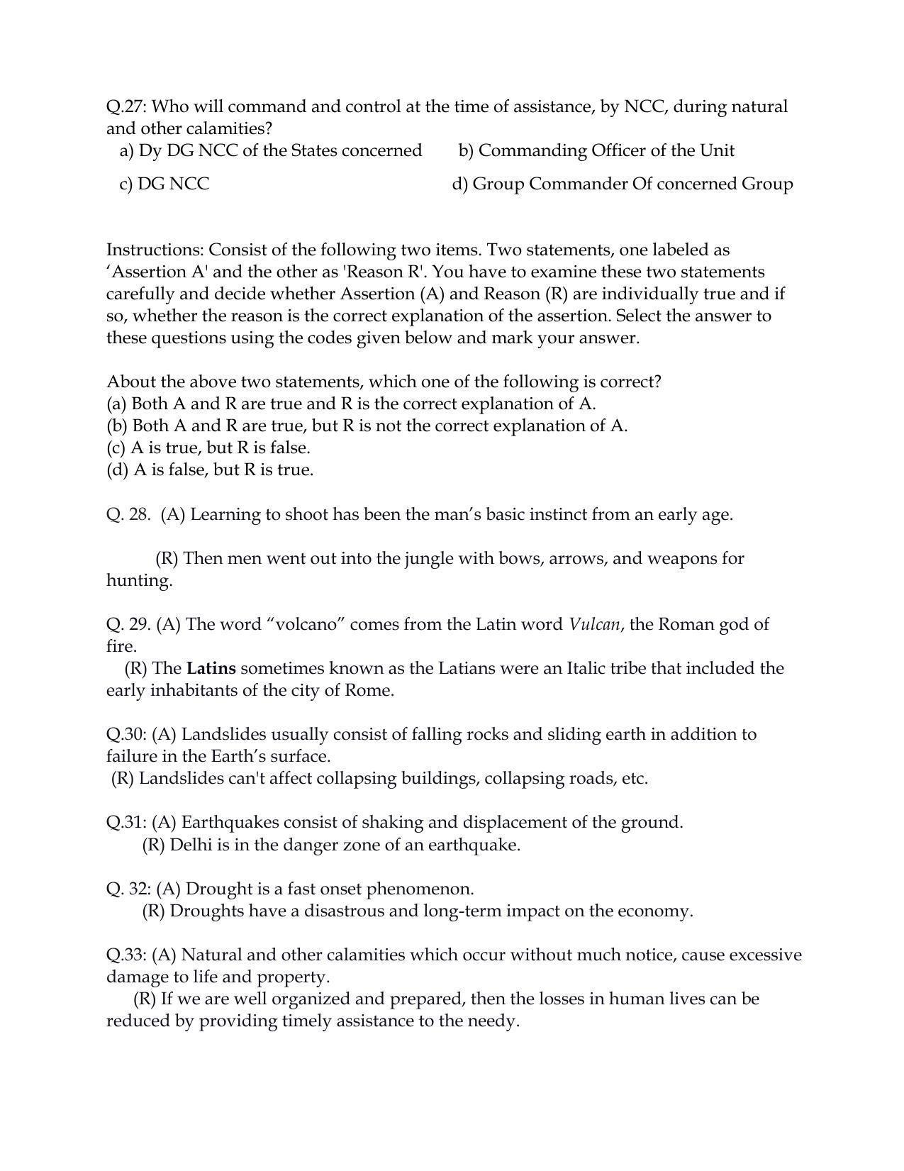 CBSE Class 12th NCC Sample Question Paper 2021-22 - Page 4