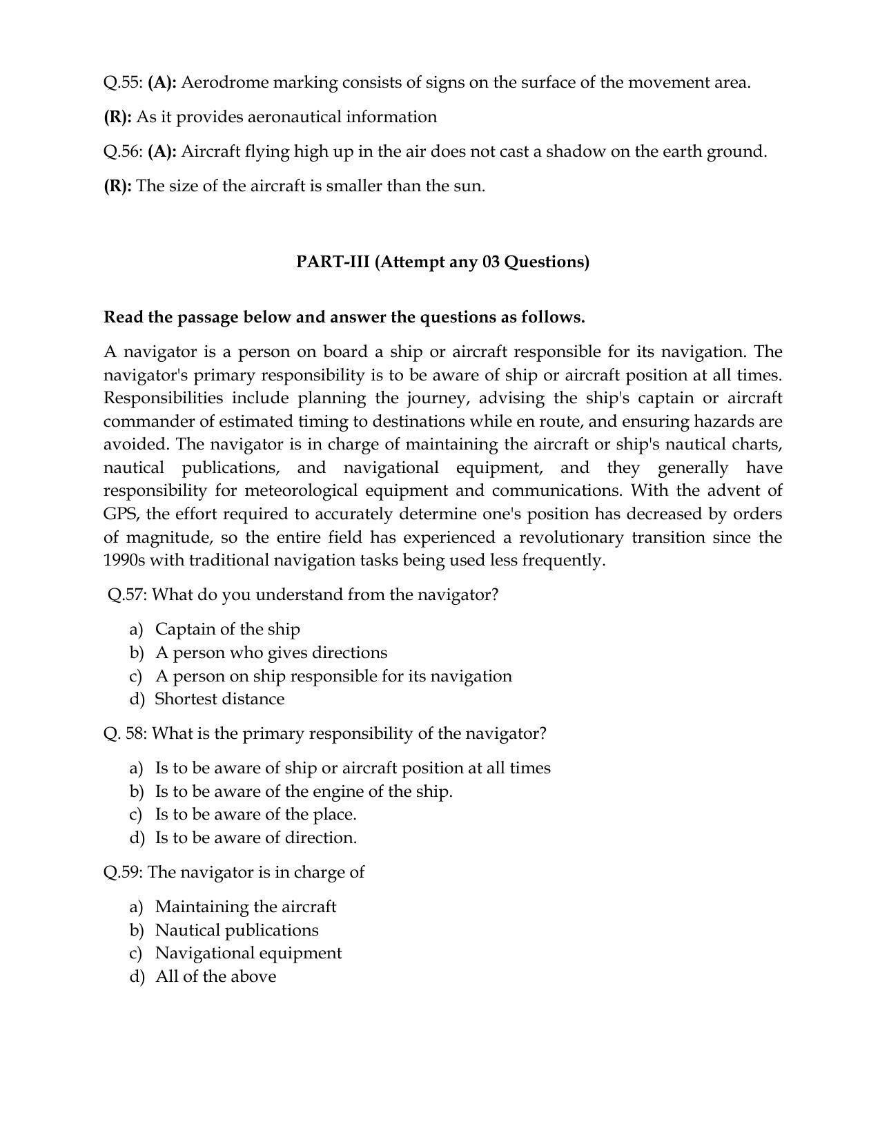 CBSE Class 12th NCC Sample Question Paper 2021-22 - Page 13