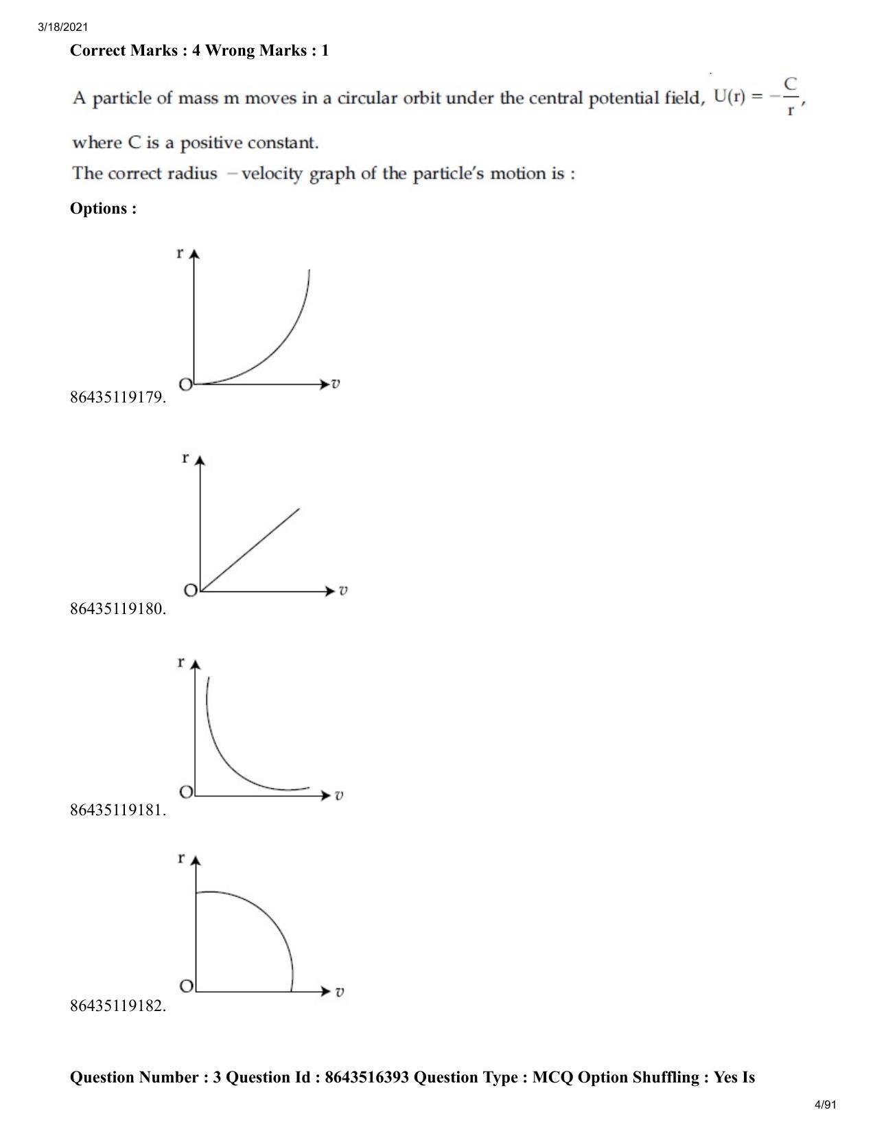 JEE Mains 2021: BTech ET (Shift 2) 18-03-2021 Question Paper - Page 4