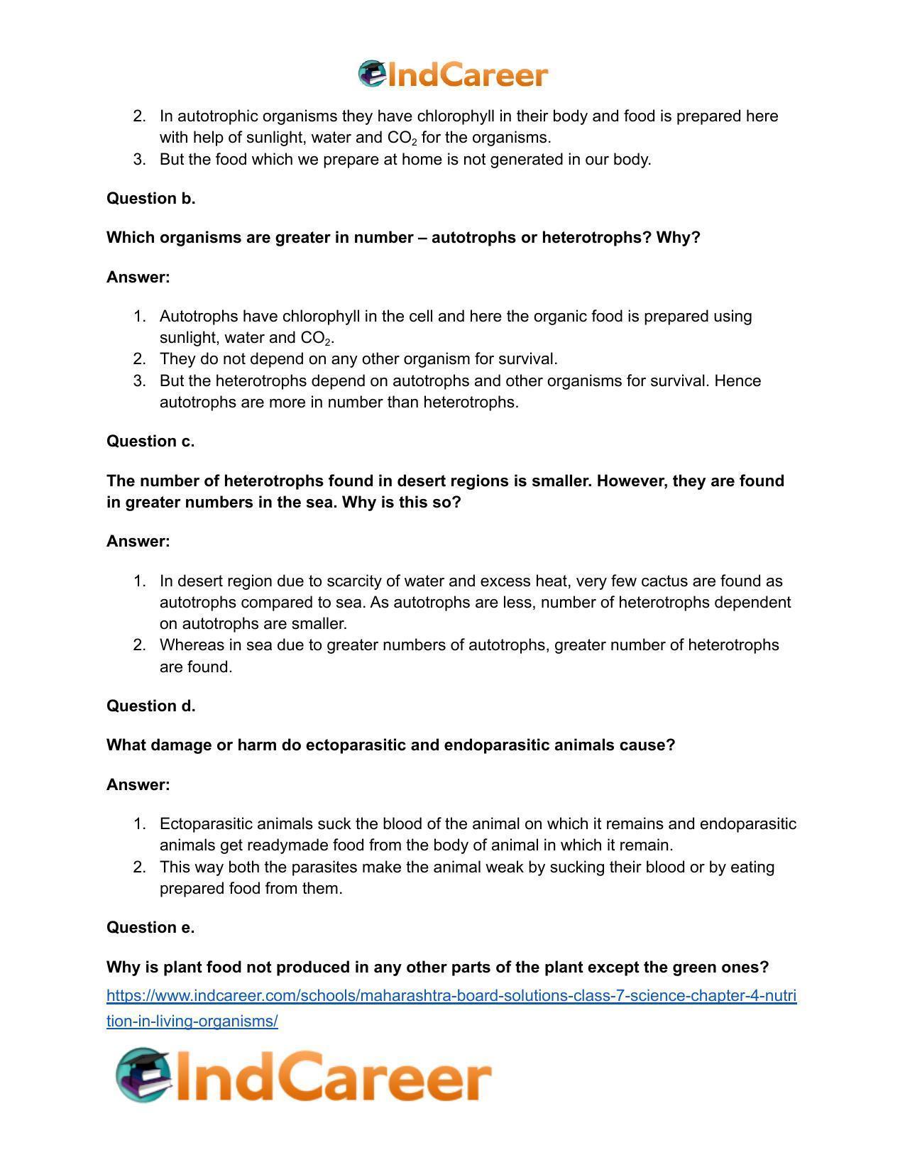 Maharashtra Board Solutions Class 7-Science: Chapter 4- Nutrition in Living Organisms - Page 7