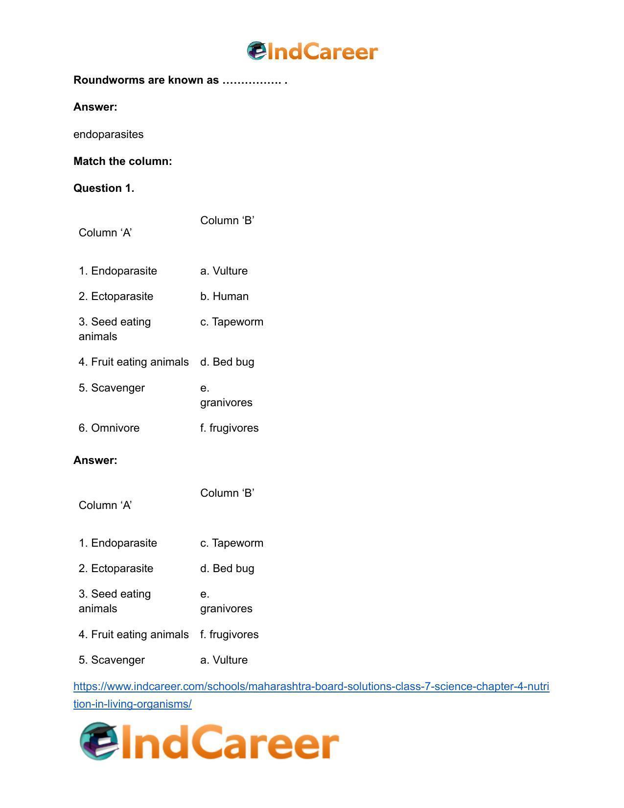 Maharashtra Board Solutions Class 7-Science: Chapter 4- Nutrition in Living Organisms - Page 12