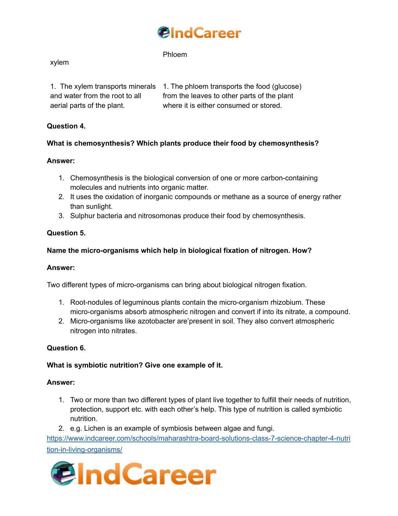 Maharashtra Board Solutions Class 7-Science: Chapter 4- Nutrition in Living Organisms - Page 18