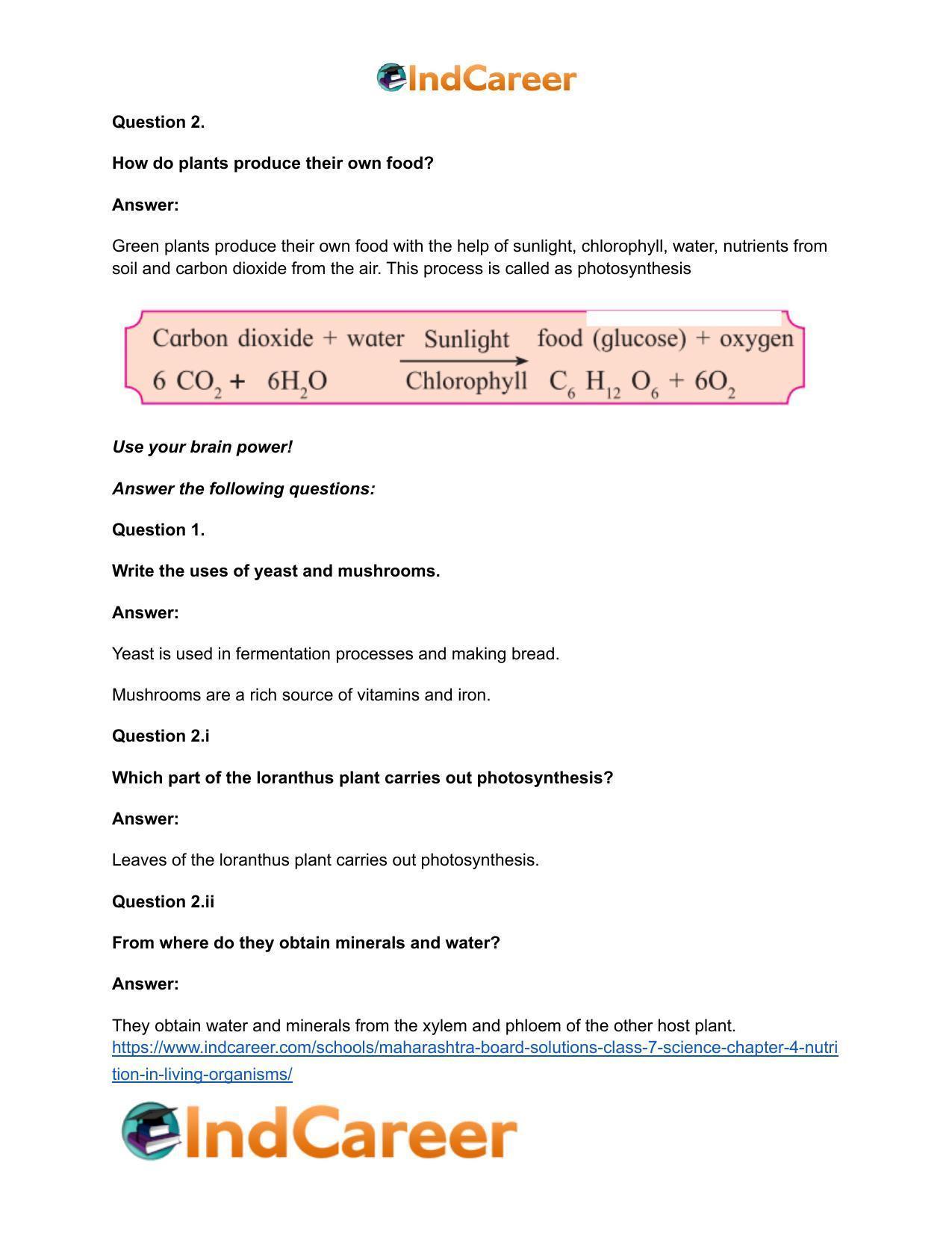 Maharashtra Board Solutions Class 7-Science: Chapter 4- Nutrition in Living Organisms - Page 23