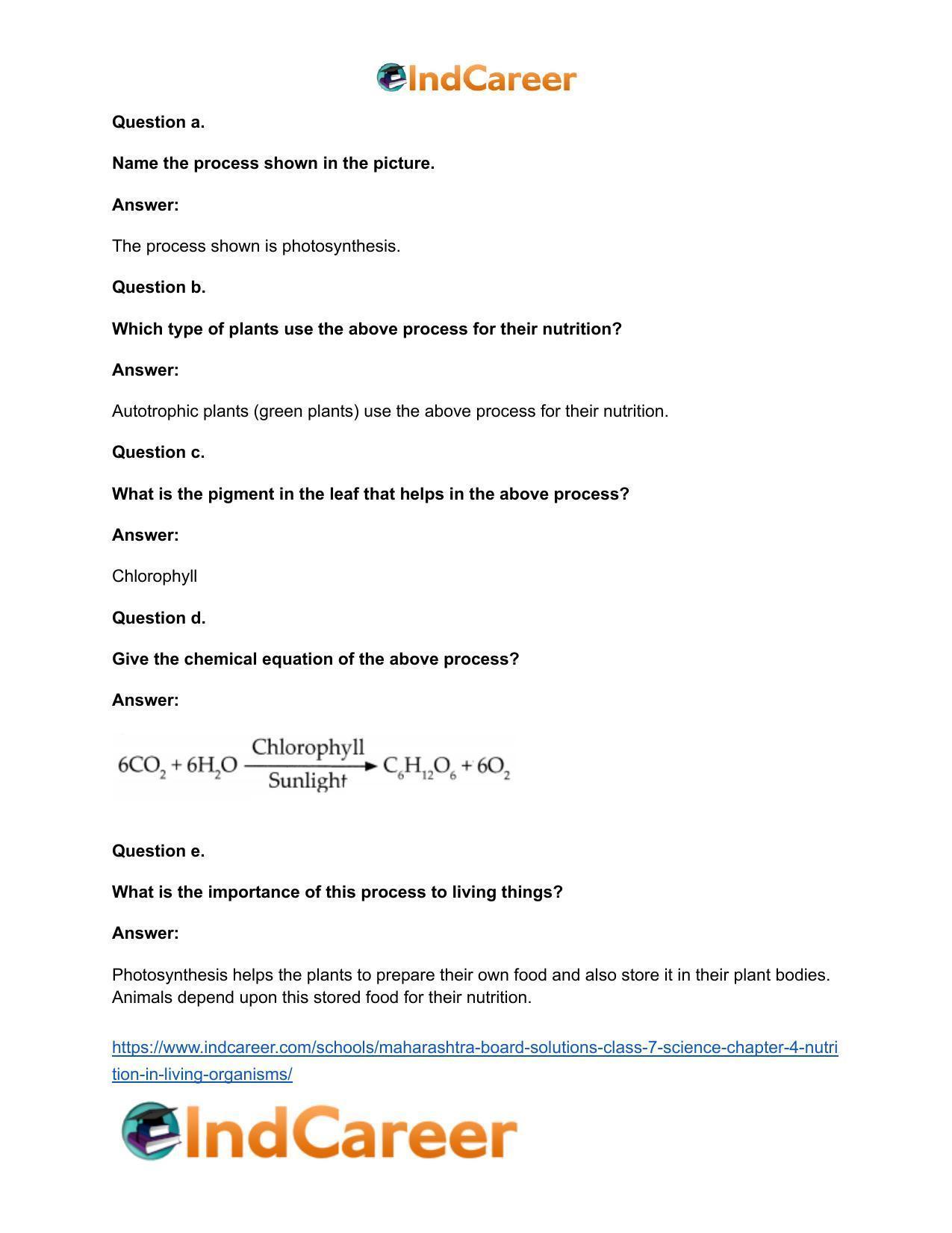 Maharashtra Board Solutions Class 7-Science: Chapter 4- Nutrition in Living Organisms - Page 25
