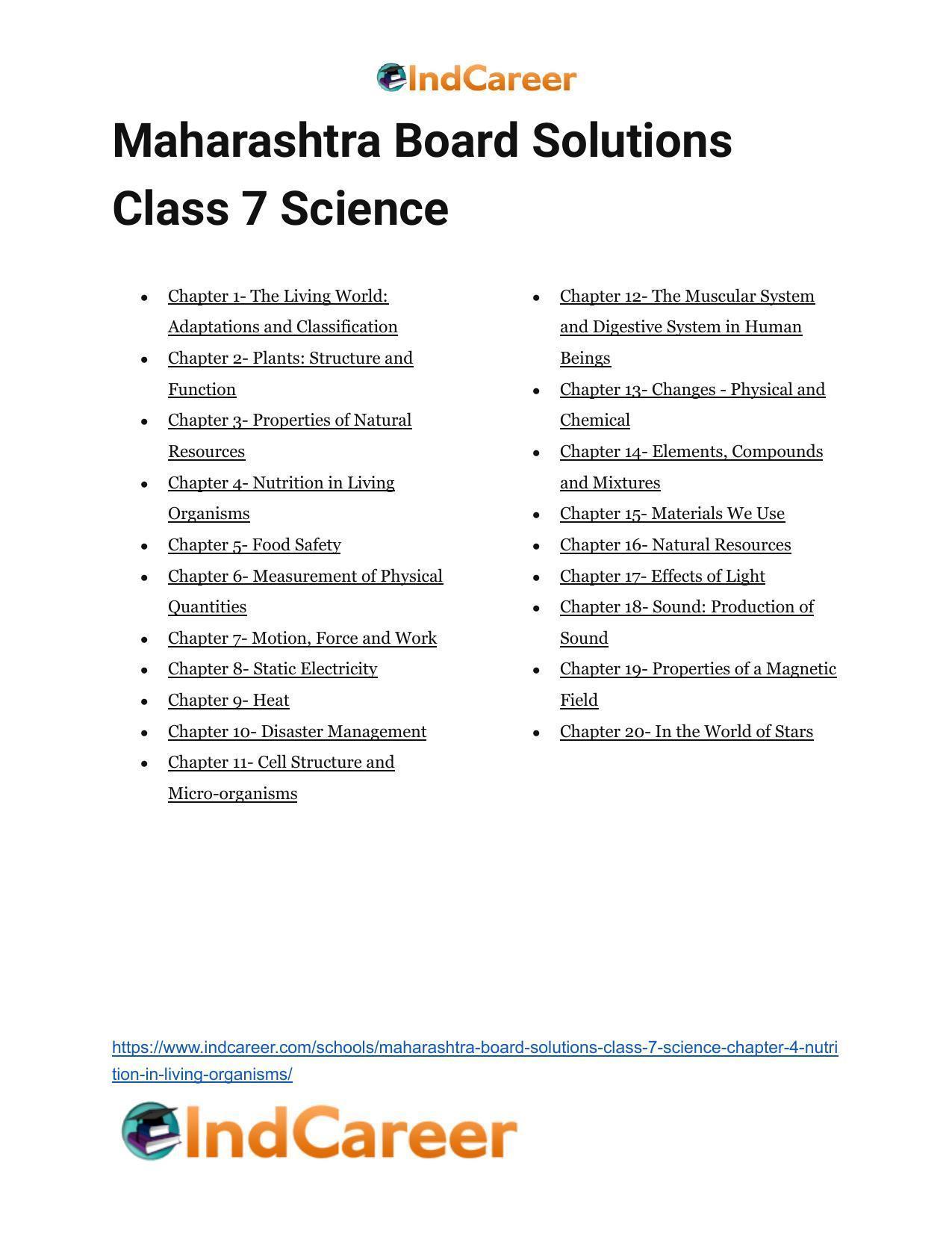 Maharashtra Board Solutions Class 7-Science: Chapter 4- Nutrition in Living Organisms - Page 28