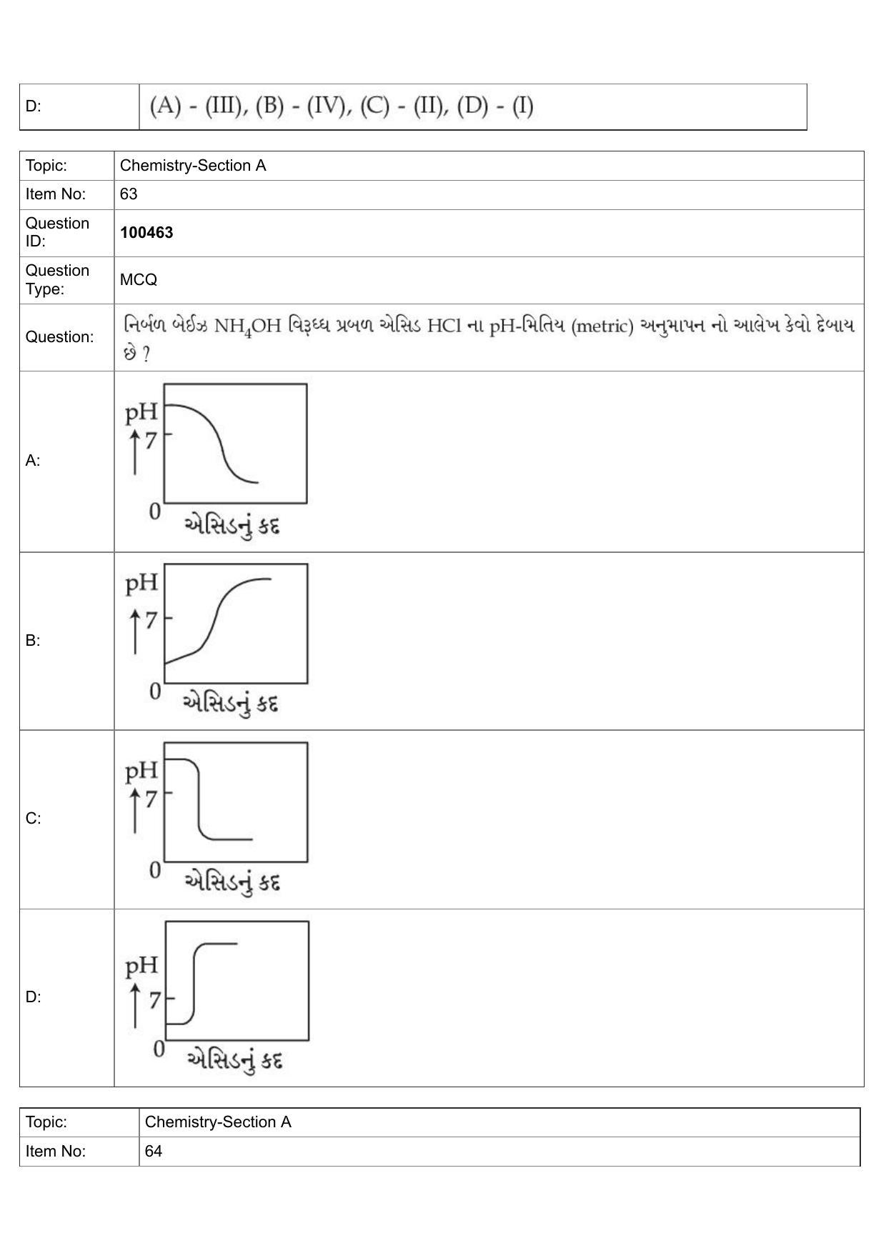 JEE Mains 2022: BTech Gujarati (Shift 2) 27-07-2022 Question Paper - Page 29