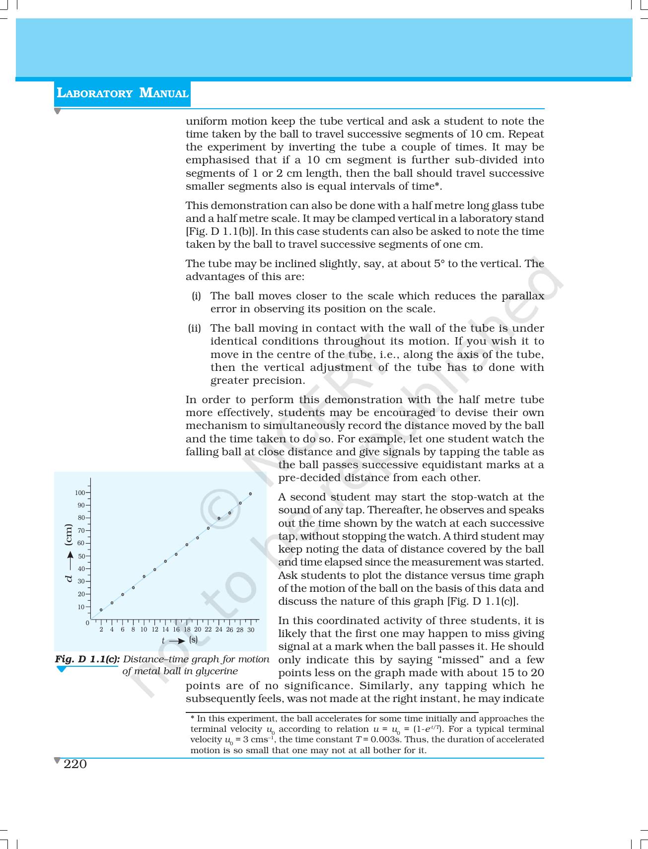 NCERT Laboratory Manuals for Class XI Physics - Demonstrations - Page 2