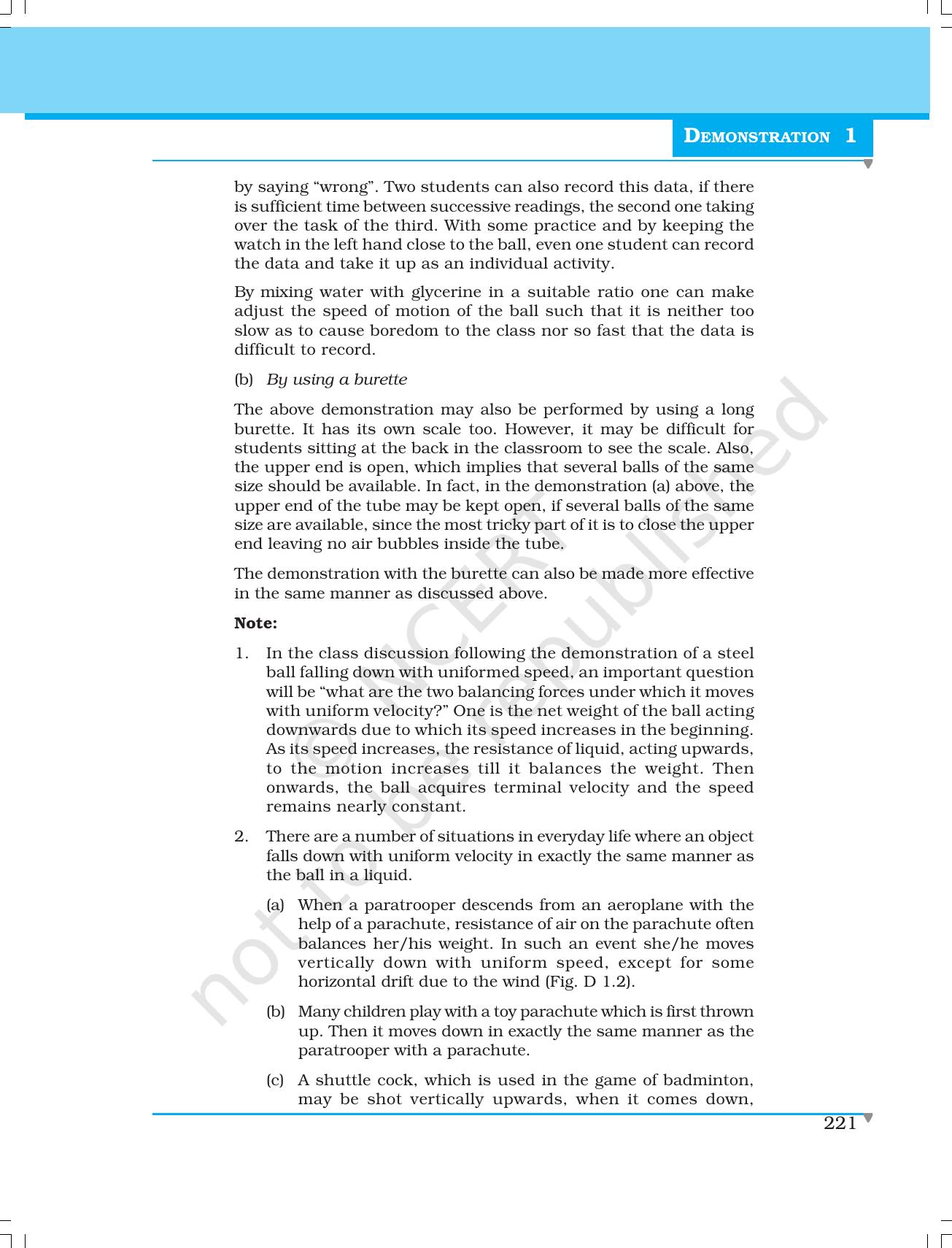 NCERT Laboratory Manuals for Class XI Physics - Demonstrations - Page 3