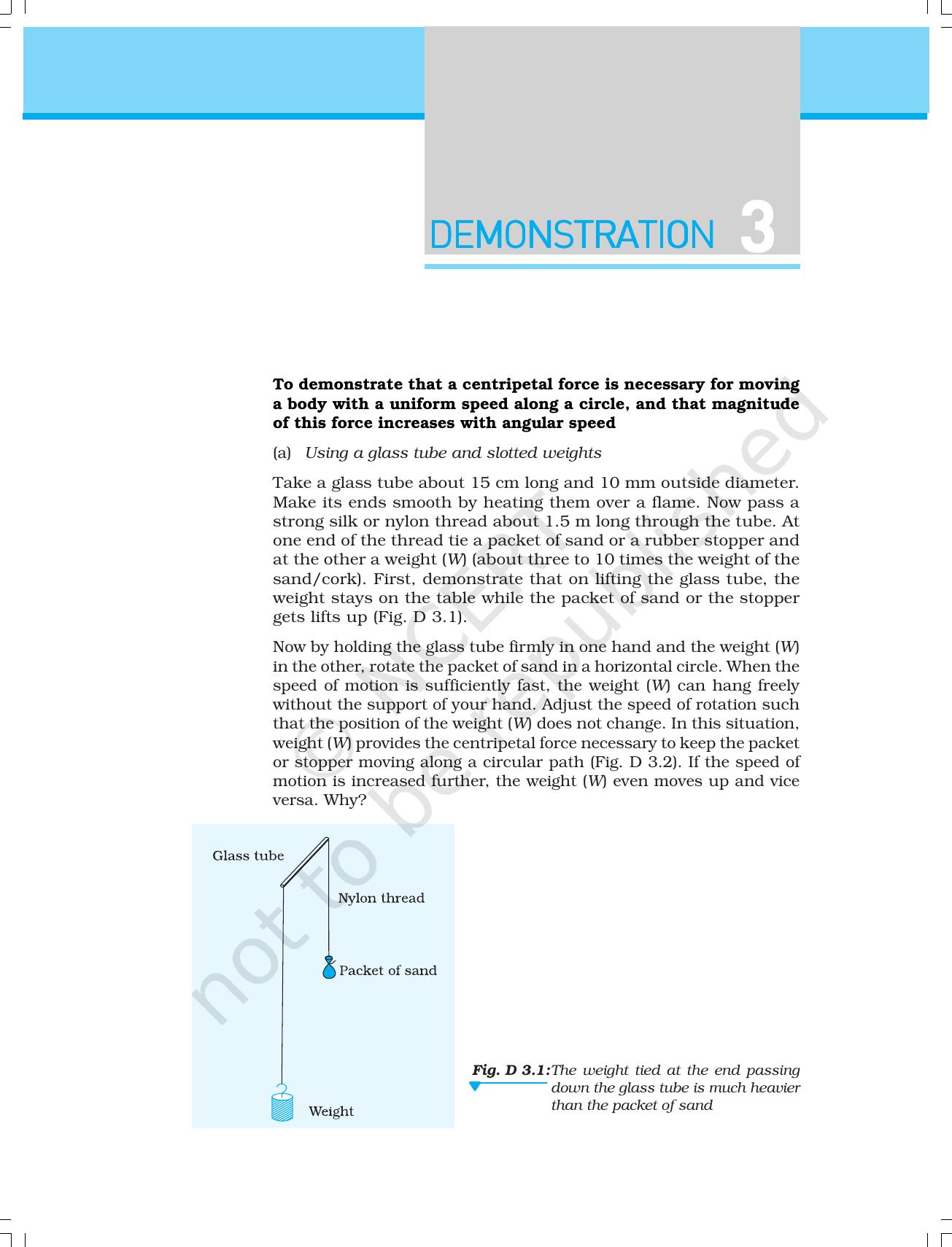 NCERT Laboratory Manuals for Class XI Physics - Demonstrations - Page 6