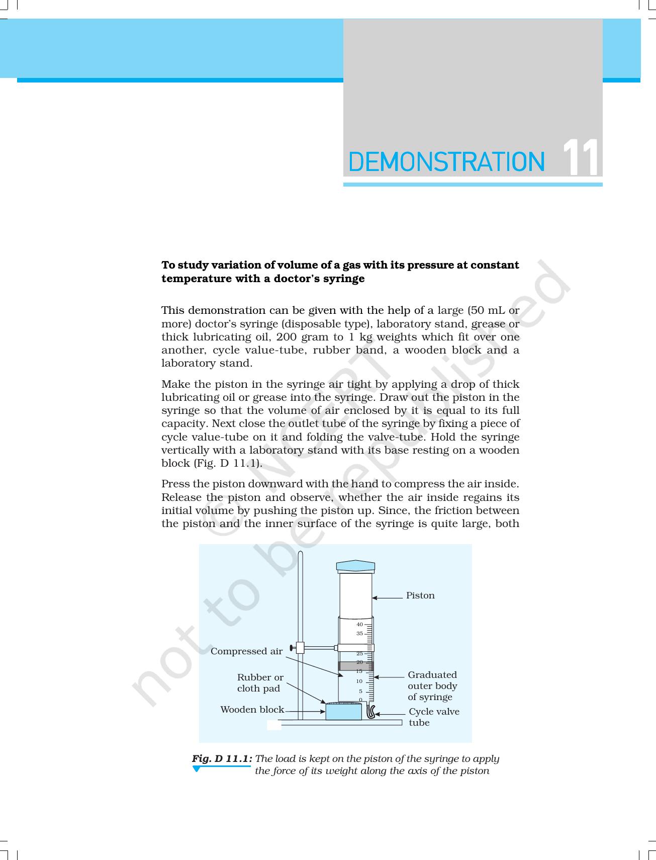 NCERT Laboratory Manuals for Class XI Physics - Demonstrations - Page 17