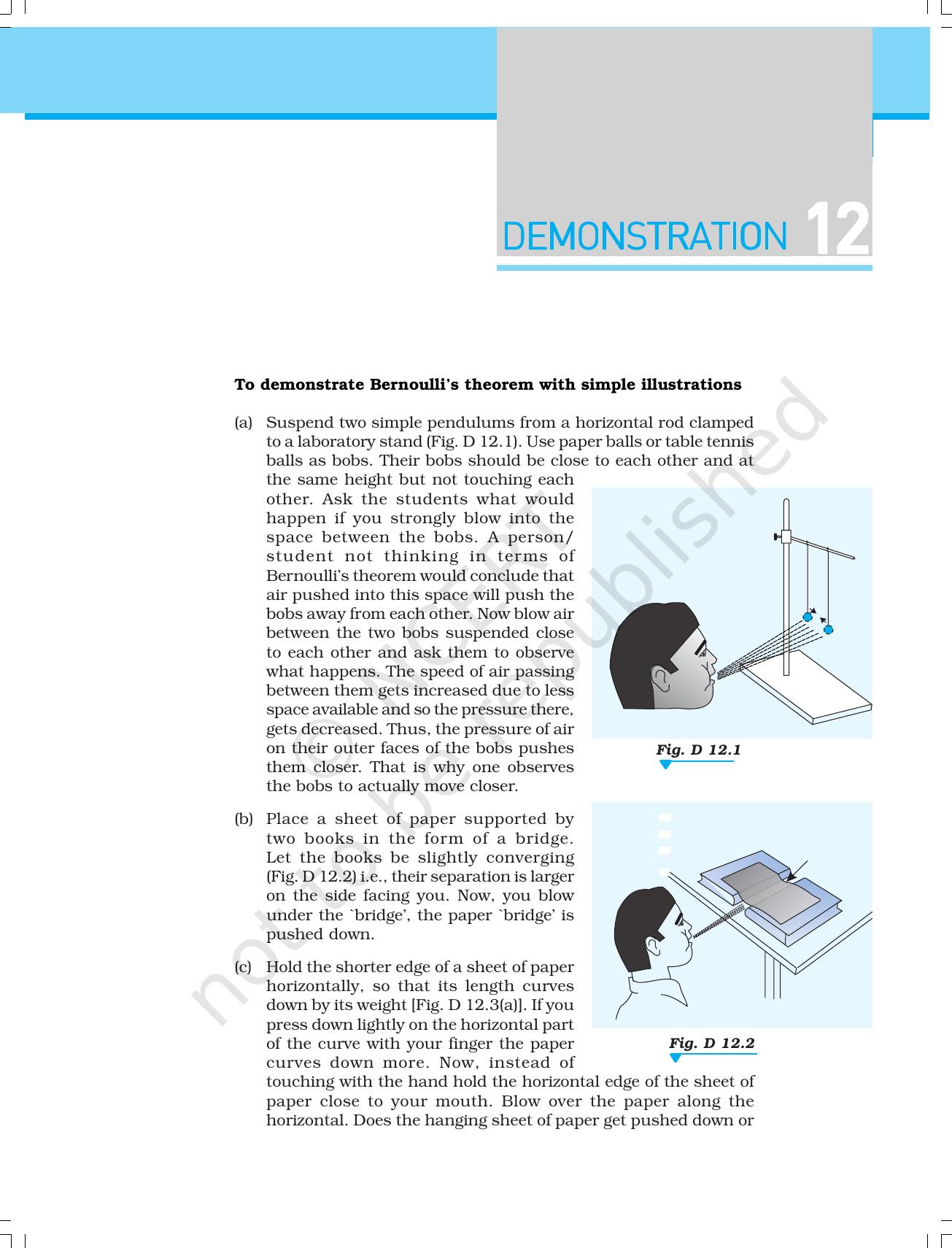 NCERT Laboratory Manuals for Class XI Physics - Demonstrations - Page 19