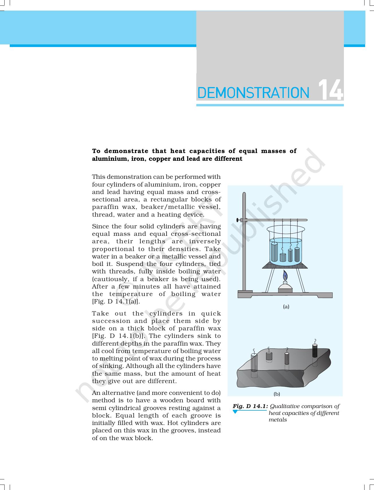 NCERT Laboratory Manuals for Class XI Physics - Demonstrations - Page 23