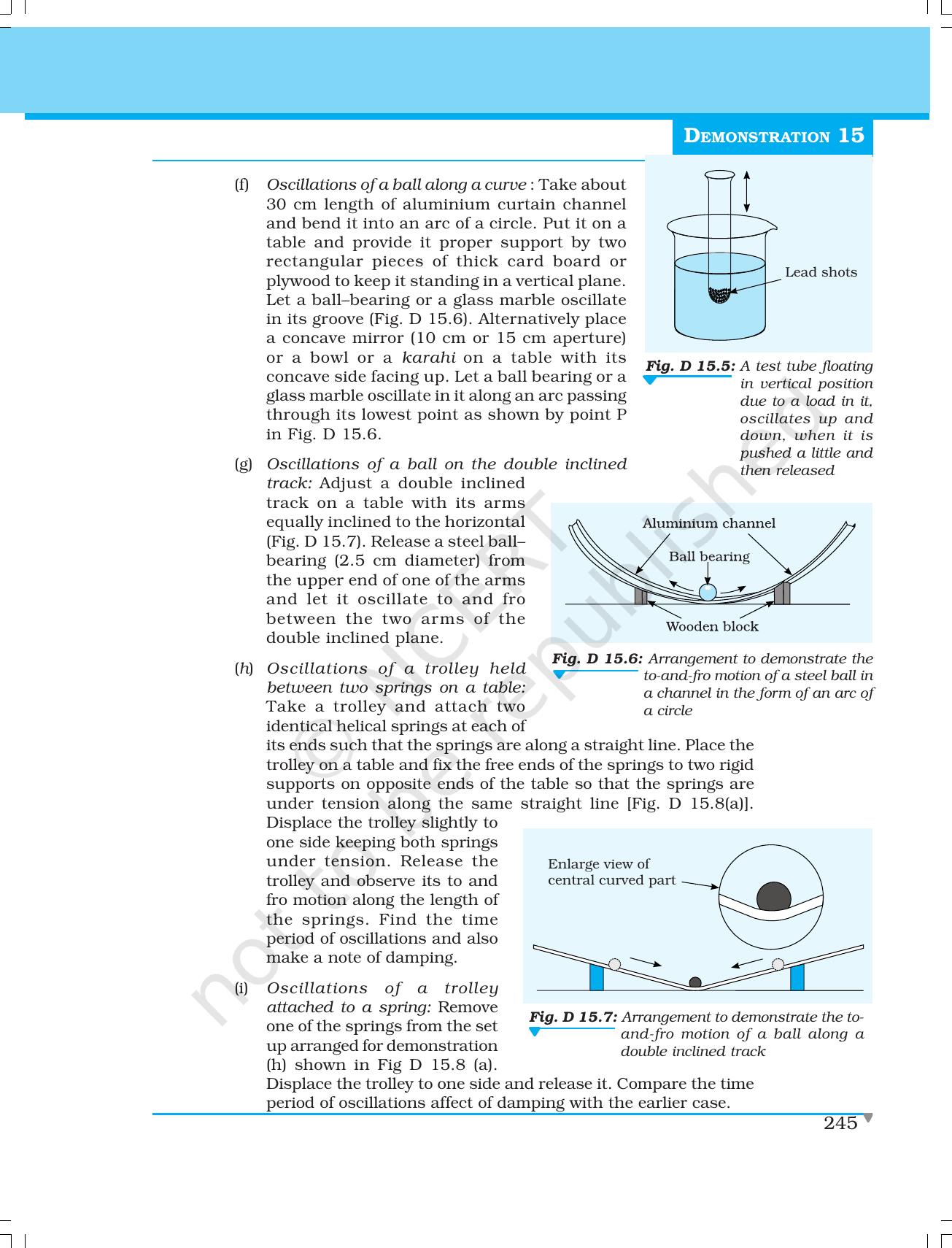 NCERT Laboratory Manuals for Class XI Physics - Demonstrations - Page 27