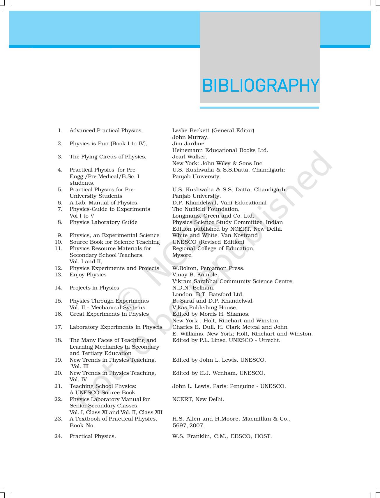 NCERT Laboratory Manuals for Class XI Physics - Demonstrations - Page 46