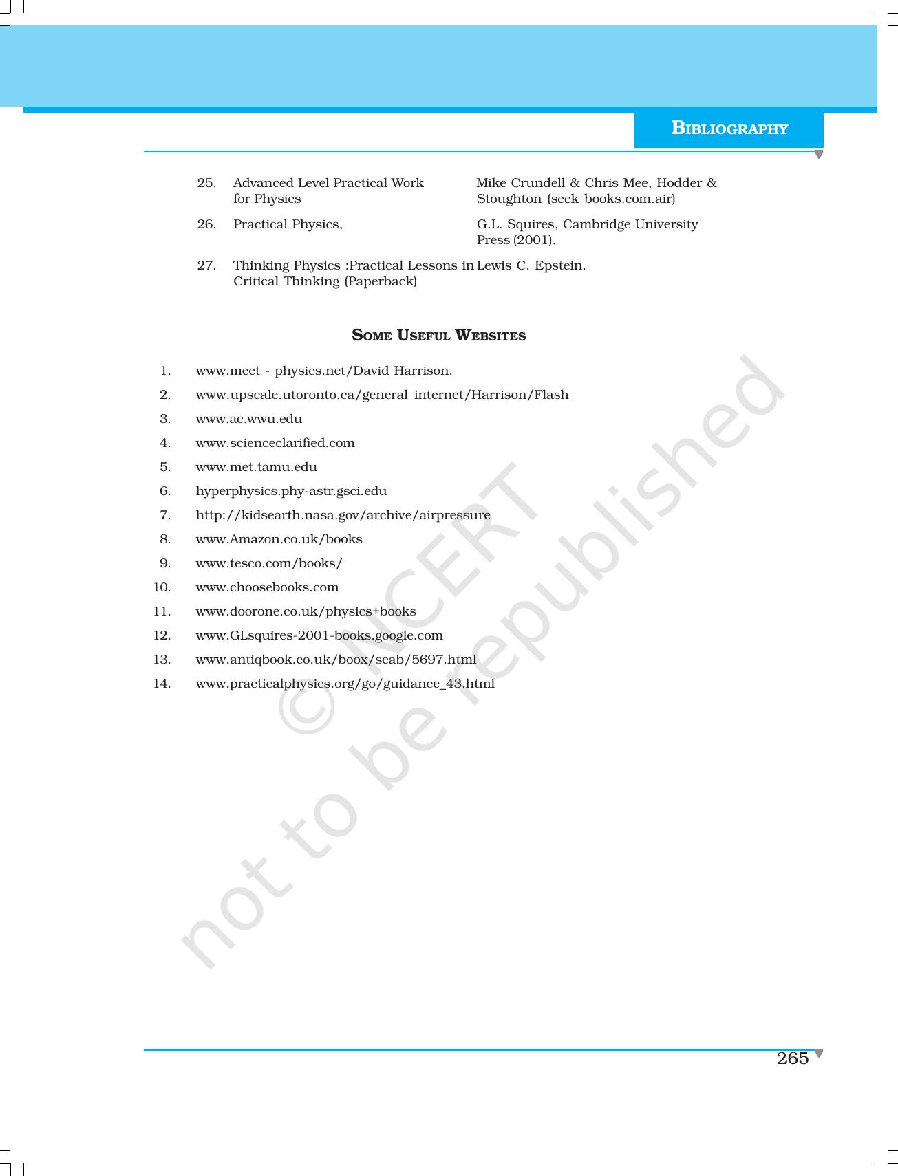 NCERT Laboratory Manuals for Class XI Physics - Demonstrations - Page 47