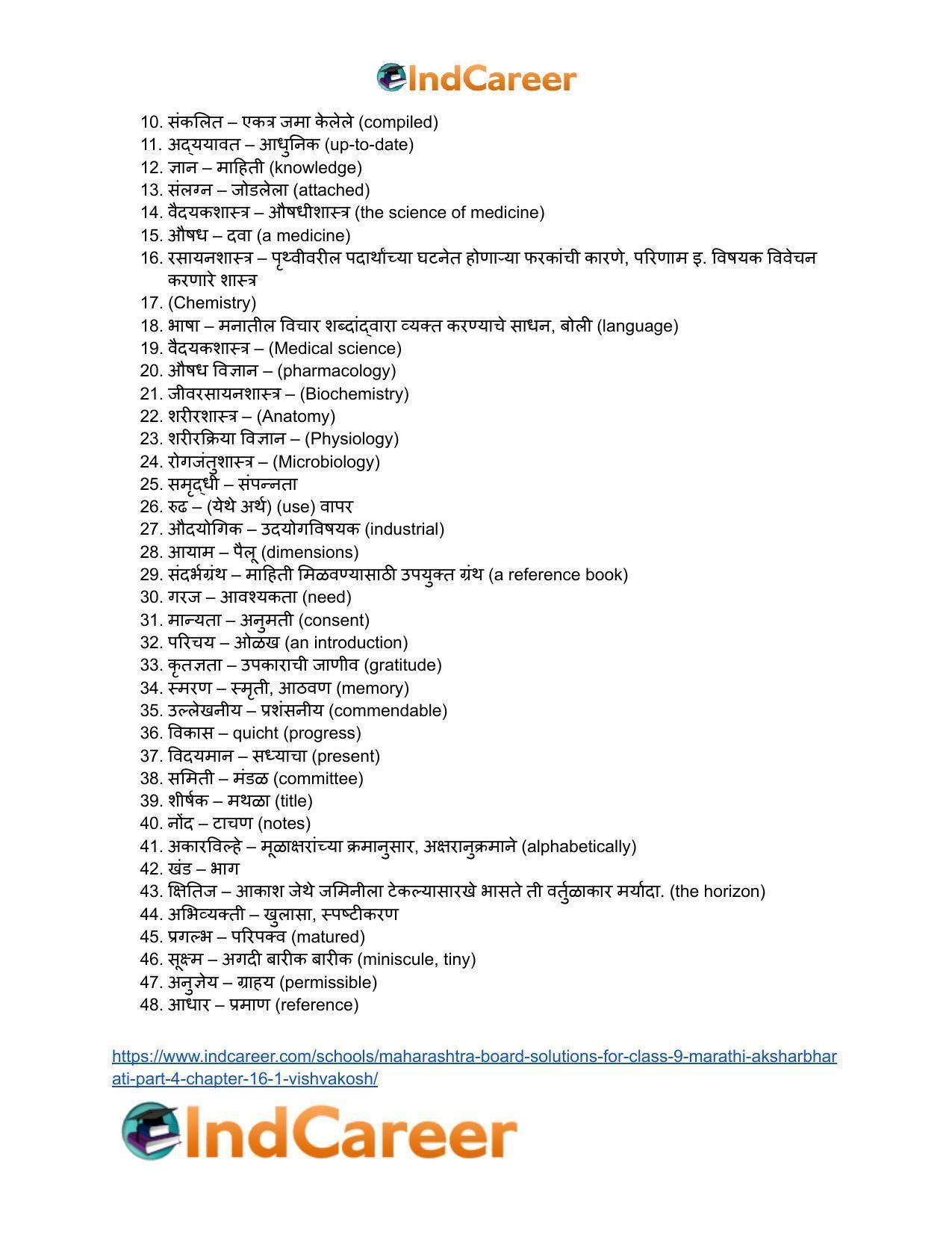 Maharashtra Board Solutions for Class 9- Marathi Aksharbharati (Part- 4): Chapter 16.1- विश्वकोश - Page 8