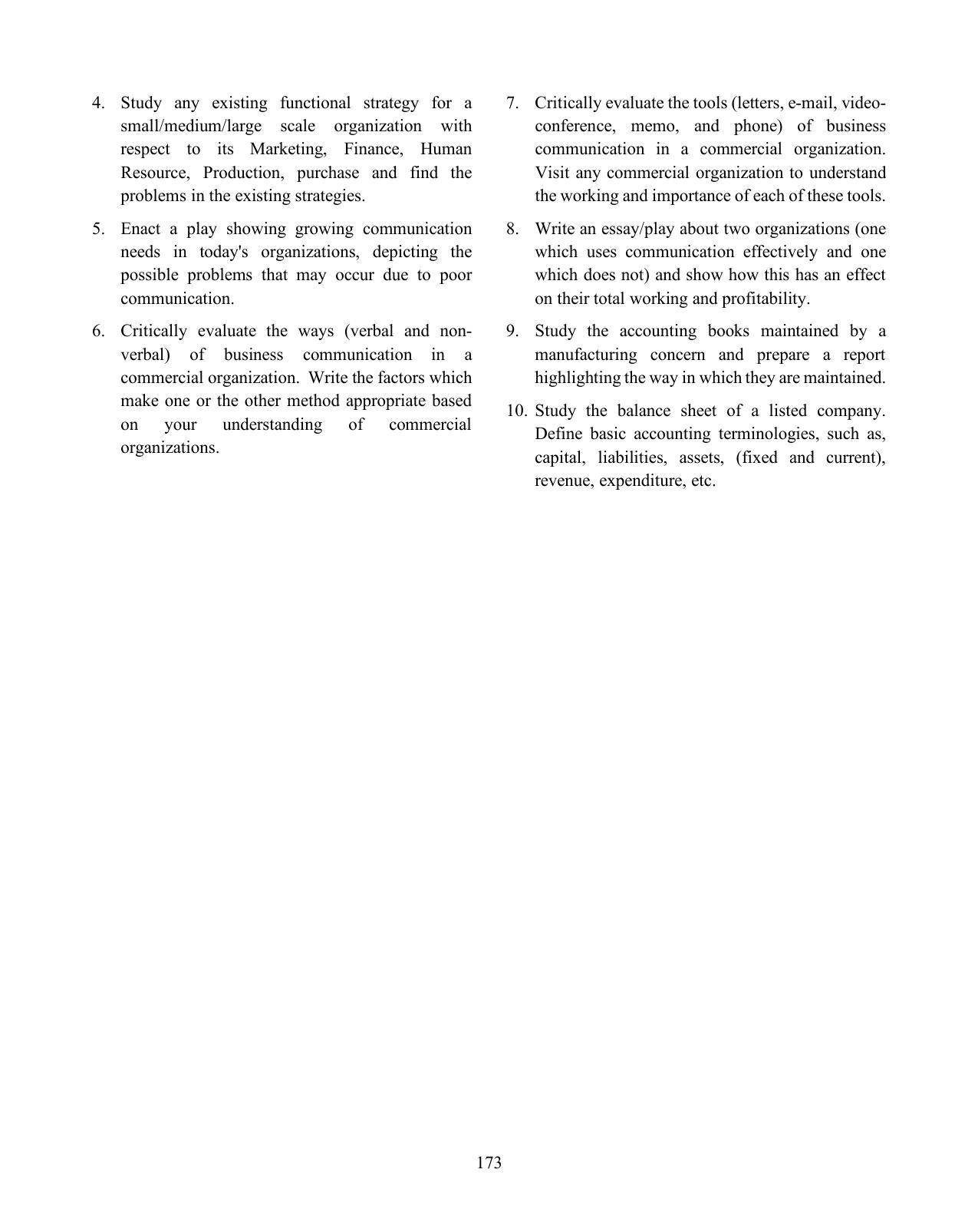 ICSE Commercial Applications Syllabus - Page 3