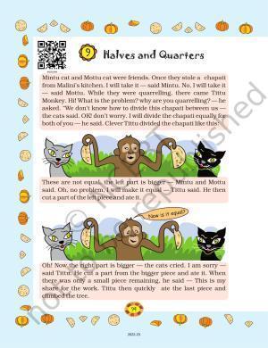 NCERT Book for Class 4 Maths Chapter 9 Halves and Quarters