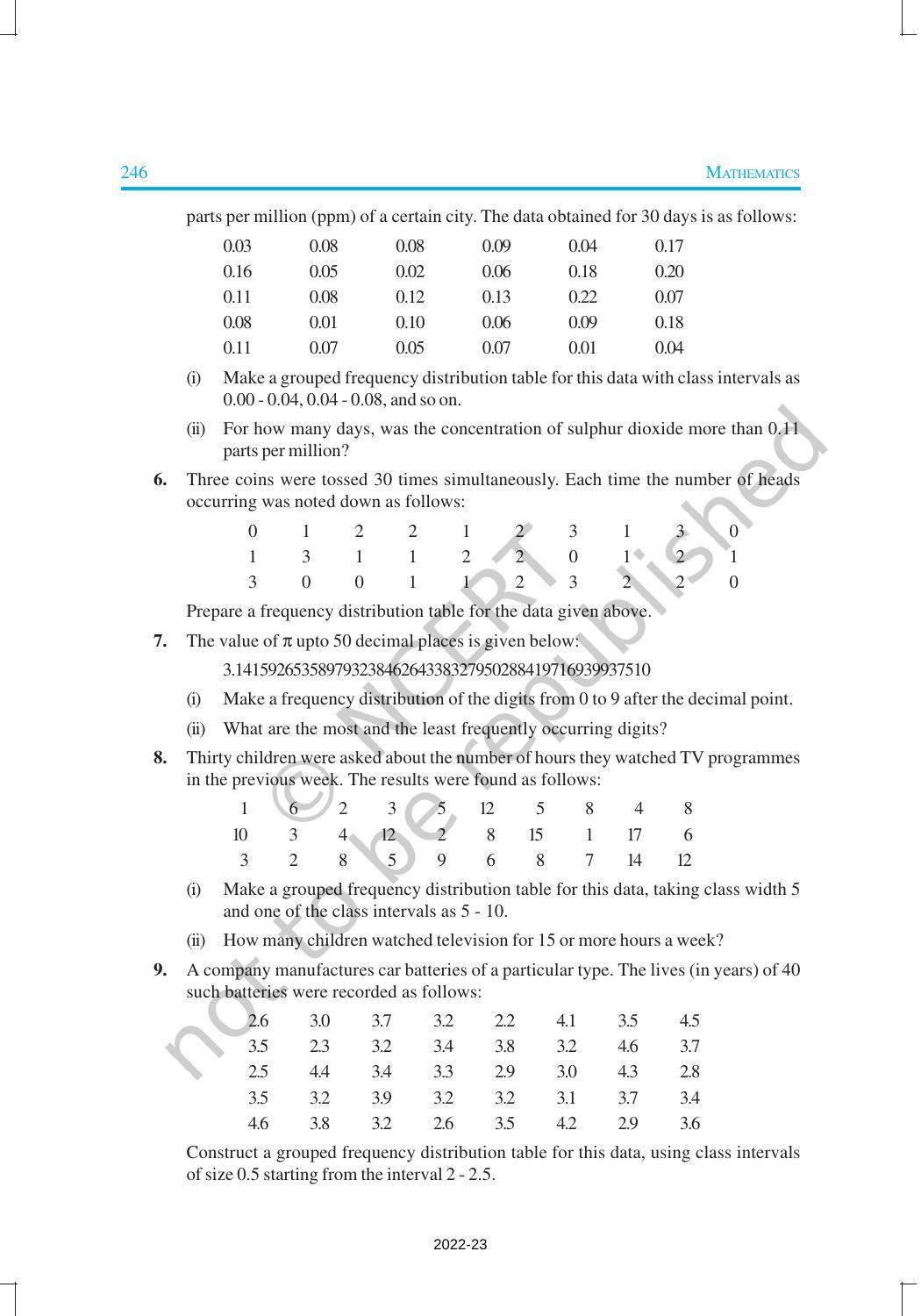 NCERT Book for Class 9 Maths Chapter 14 Statistics - Page 9