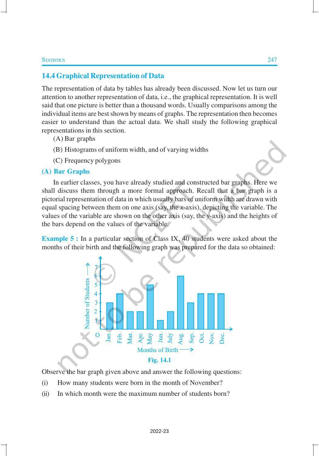 NCERT Book for Class 9 Maths Chapter 14 Statistics - Page 10