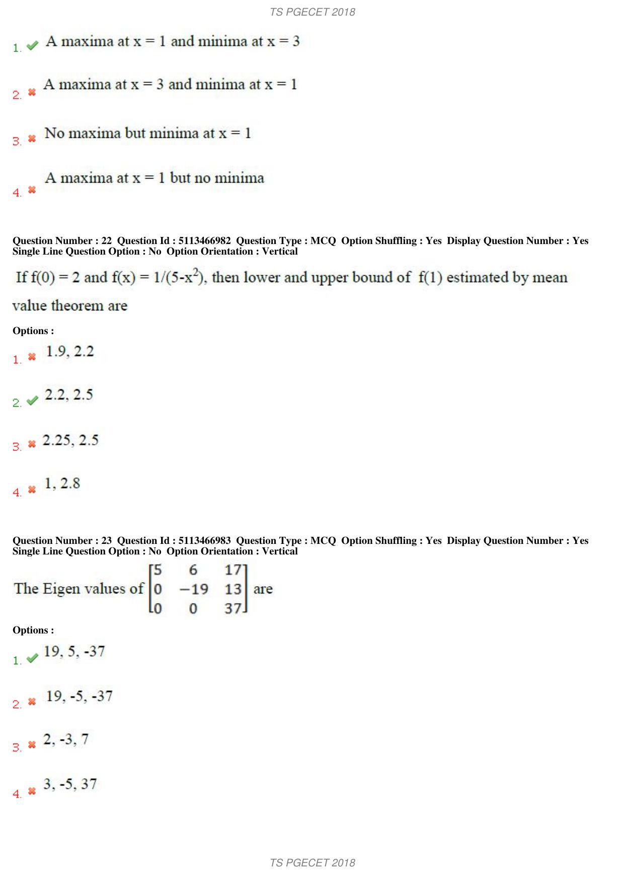 TS PGECET 2018: Computer Science & Information Tech Question Papers - Page 9