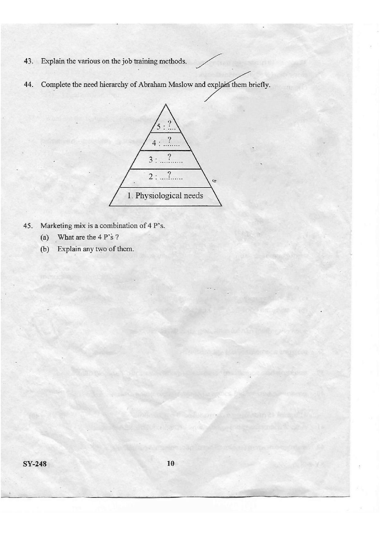 Kerala Plus Two 2021 Business Studies Annual Question Paper - Page 10